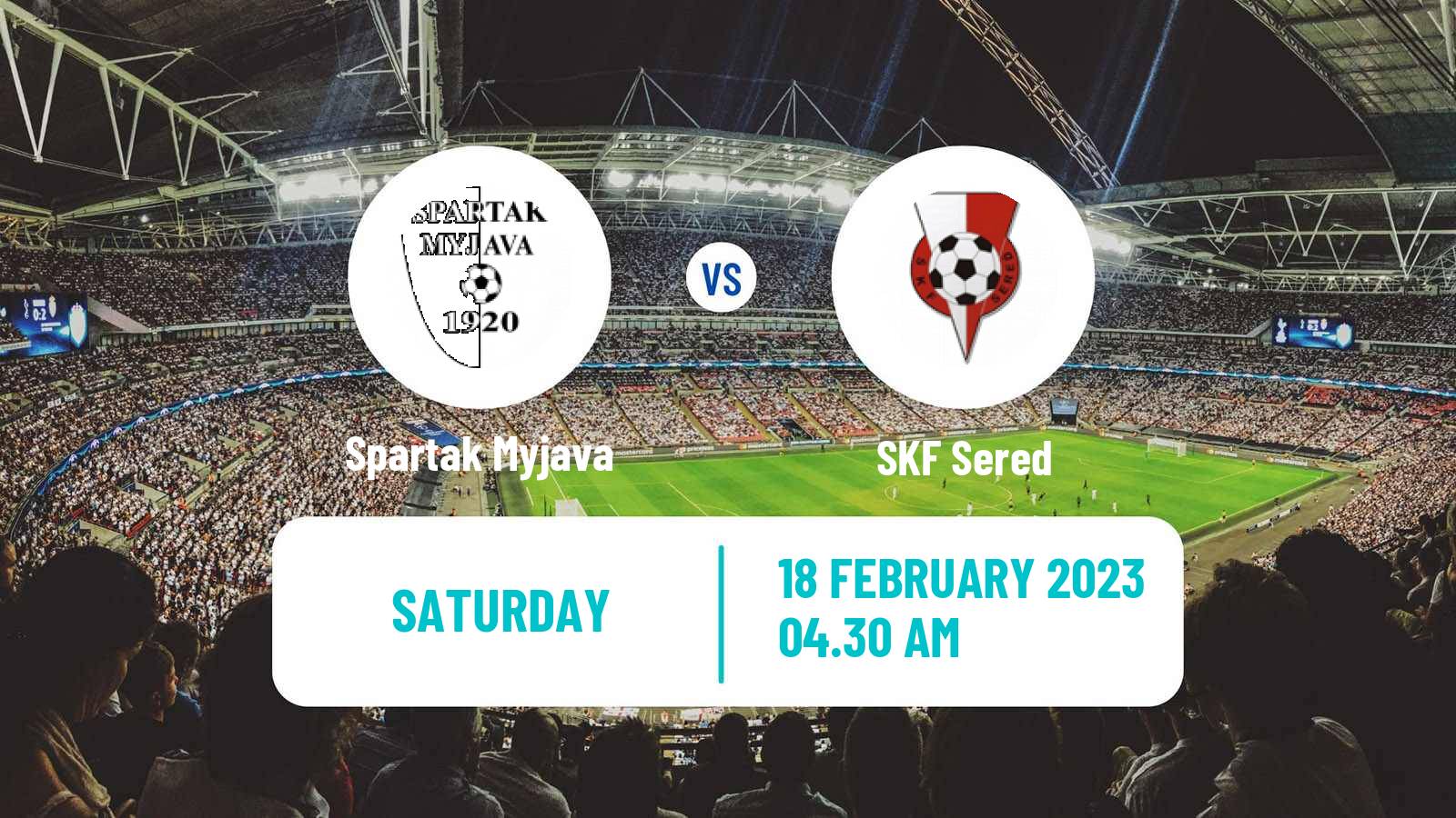 Soccer Club Friendly Spartak Myjava - Sered