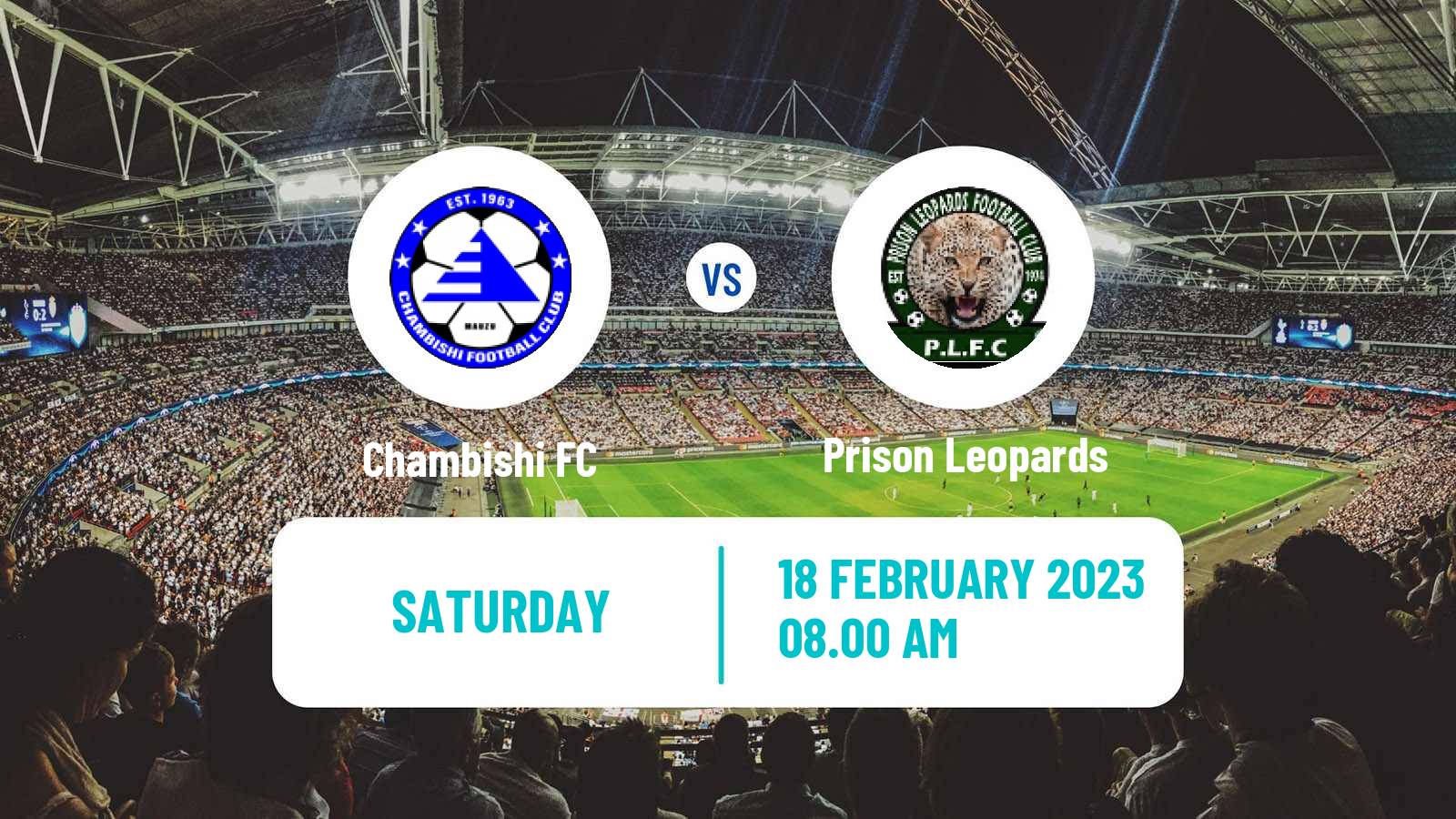 Soccer Zambian Premier League Chambishi - Prison Leopards
