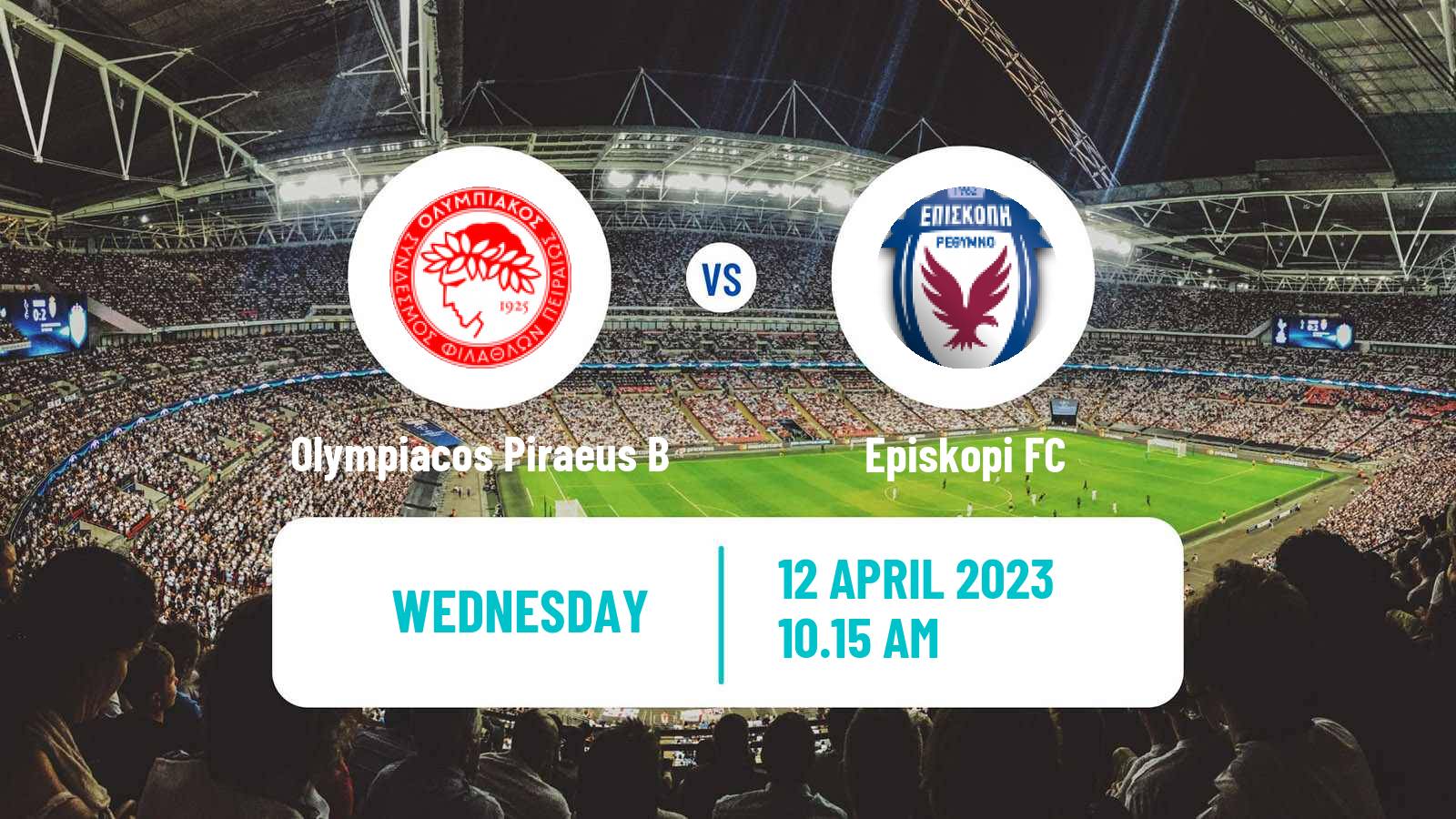 Soccer Greek Super League 2 Olympiacos Piraeus B - Episkopi