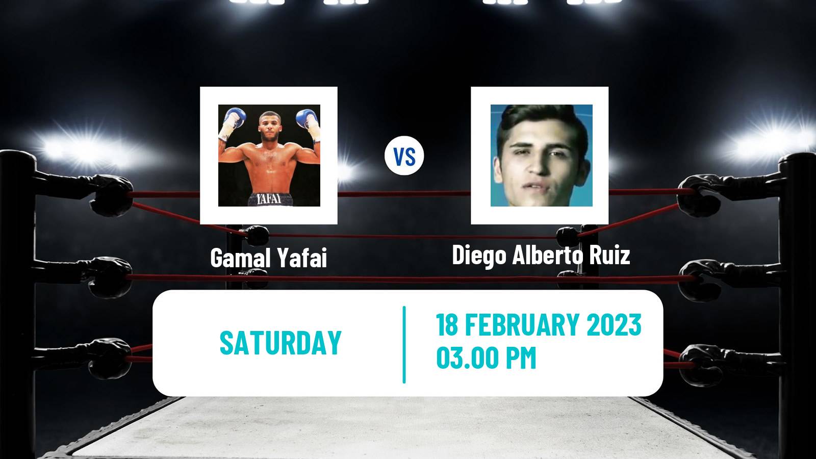 Boxing Boxing Gamal Yafai - Diego Alberto Ruiz