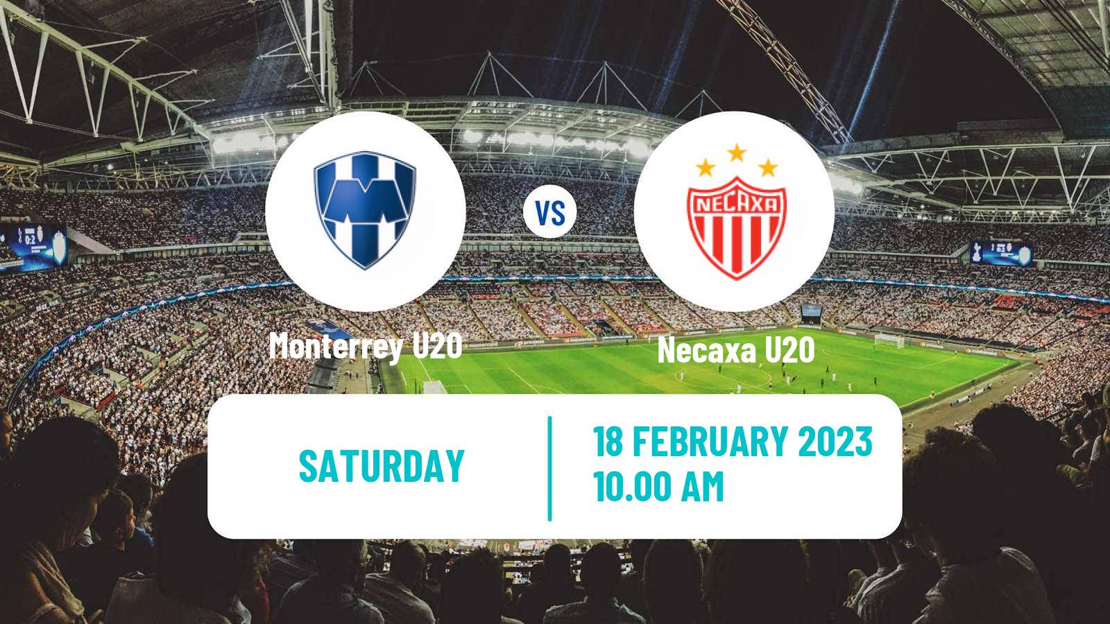 Soccer Mexican Liga MX U20 Monterrey U20 - Necaxa U20