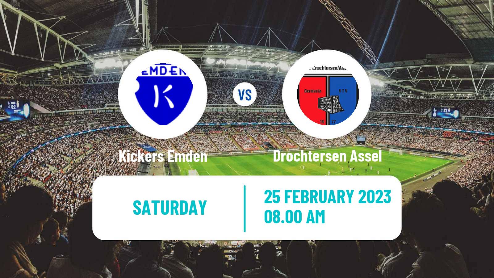 Soccer German Regionalliga North Kickers Emden - Drochtersen Assel