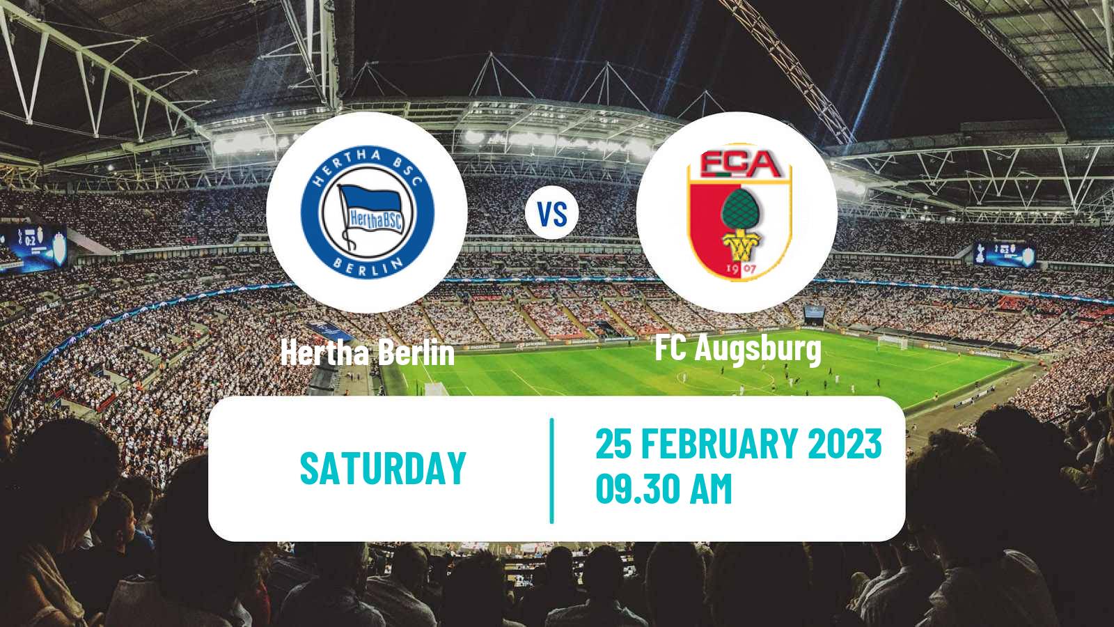 Soccer German Bundesliga Hertha Berlin - Augsburg