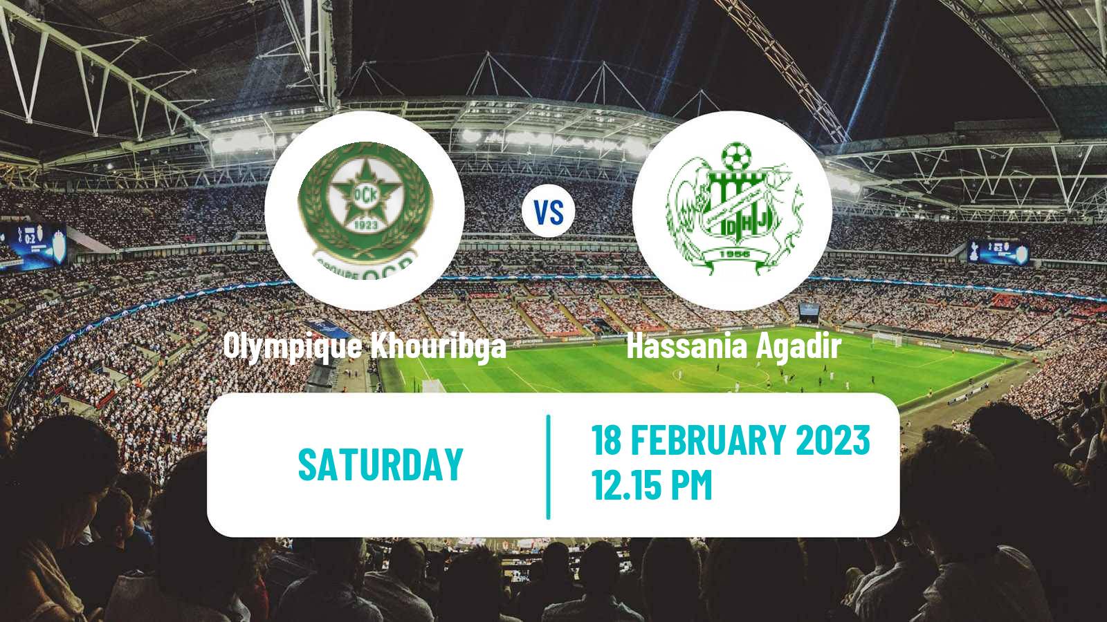 Soccer Moroccan Botola Olympique Khouribga - Hassania Agadir