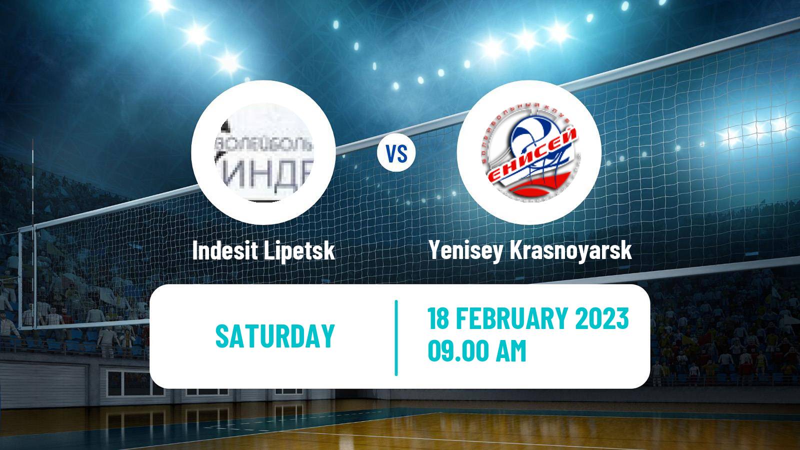 Volleyball Russian Super League Volleyball Women Indesit Lipetsk - Yenisey Krasnoyarsk