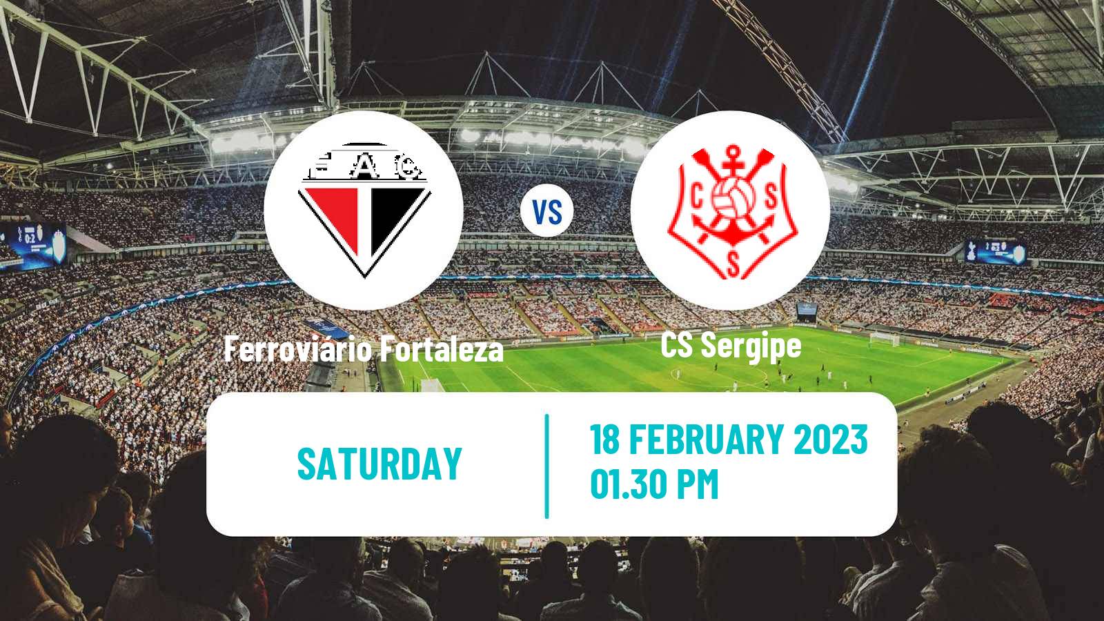 Soccer Brazilian Copa do Nordeste Ferroviário Fortaleza - Sergipe