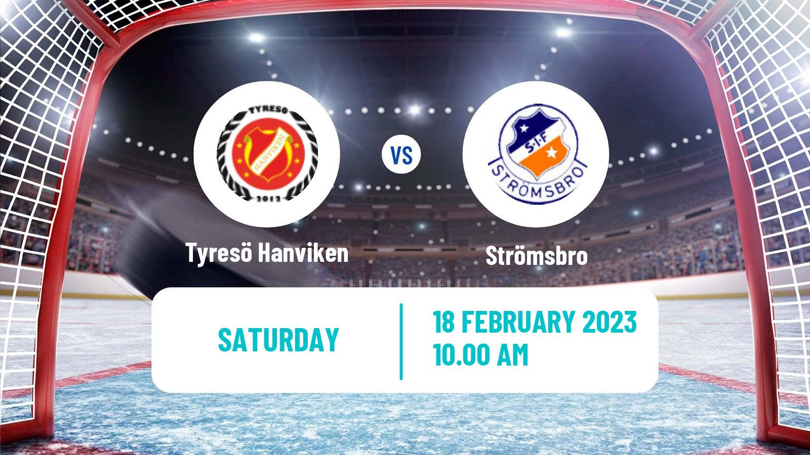 Hockey Swedish Hockey AllEttan Norra Tyresö Hanviken - Strömsbro