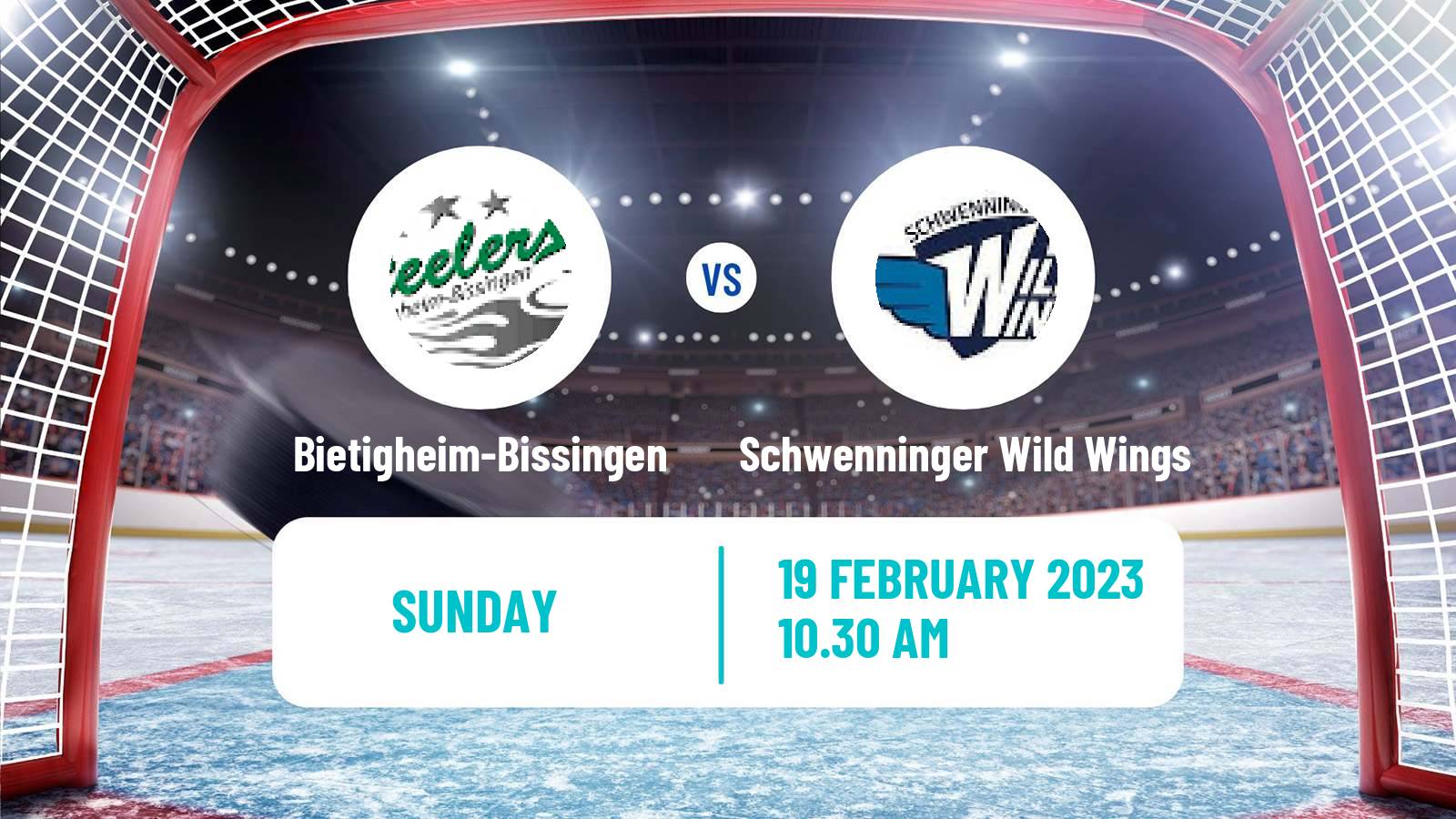 Hockey German Ice Hockey League Bietigheim-Bissingen - Schwenninger Wild Wings