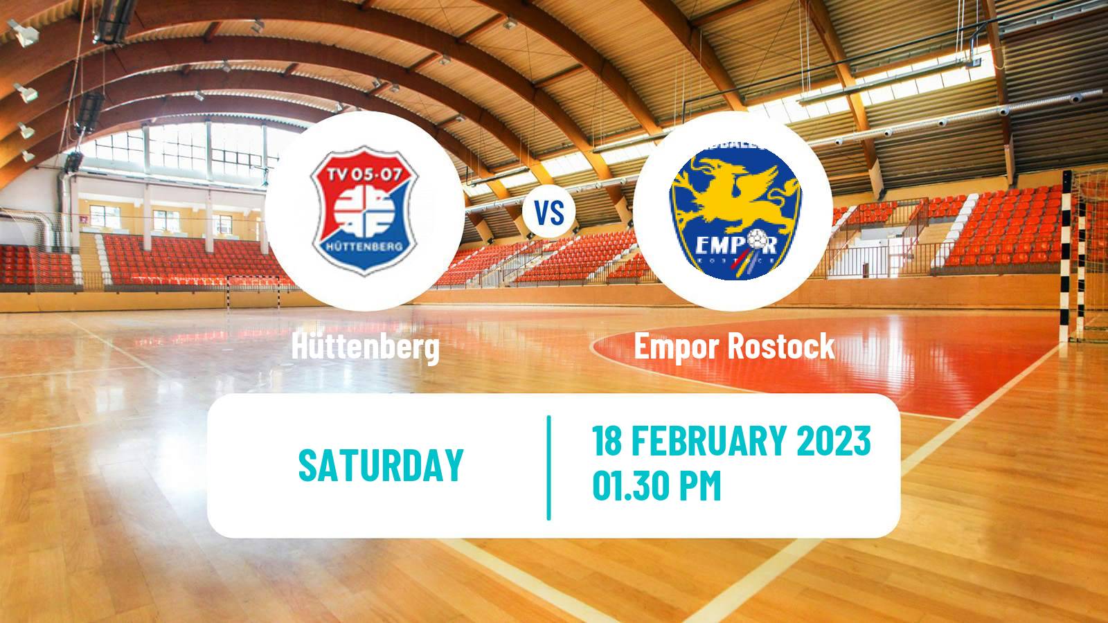 Handball German 2 Bundesliga Handball Hüttenberg - Empor Rostock