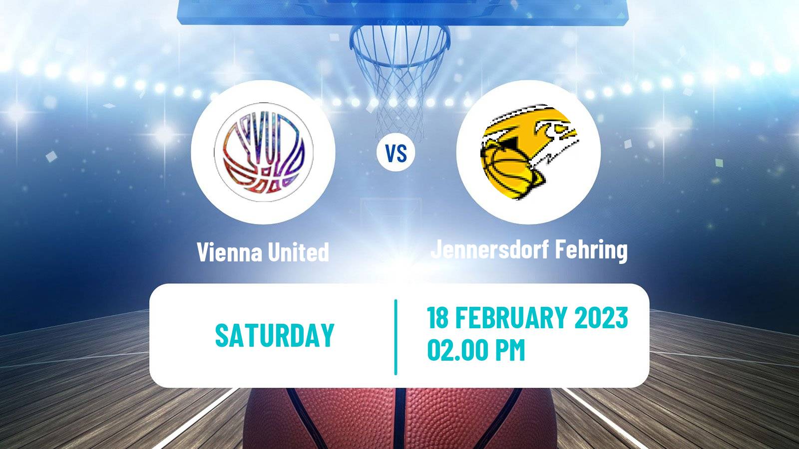 Basketball Austrian Zweite Liga Basketball Vienna United - Jennersdorf Fehring
