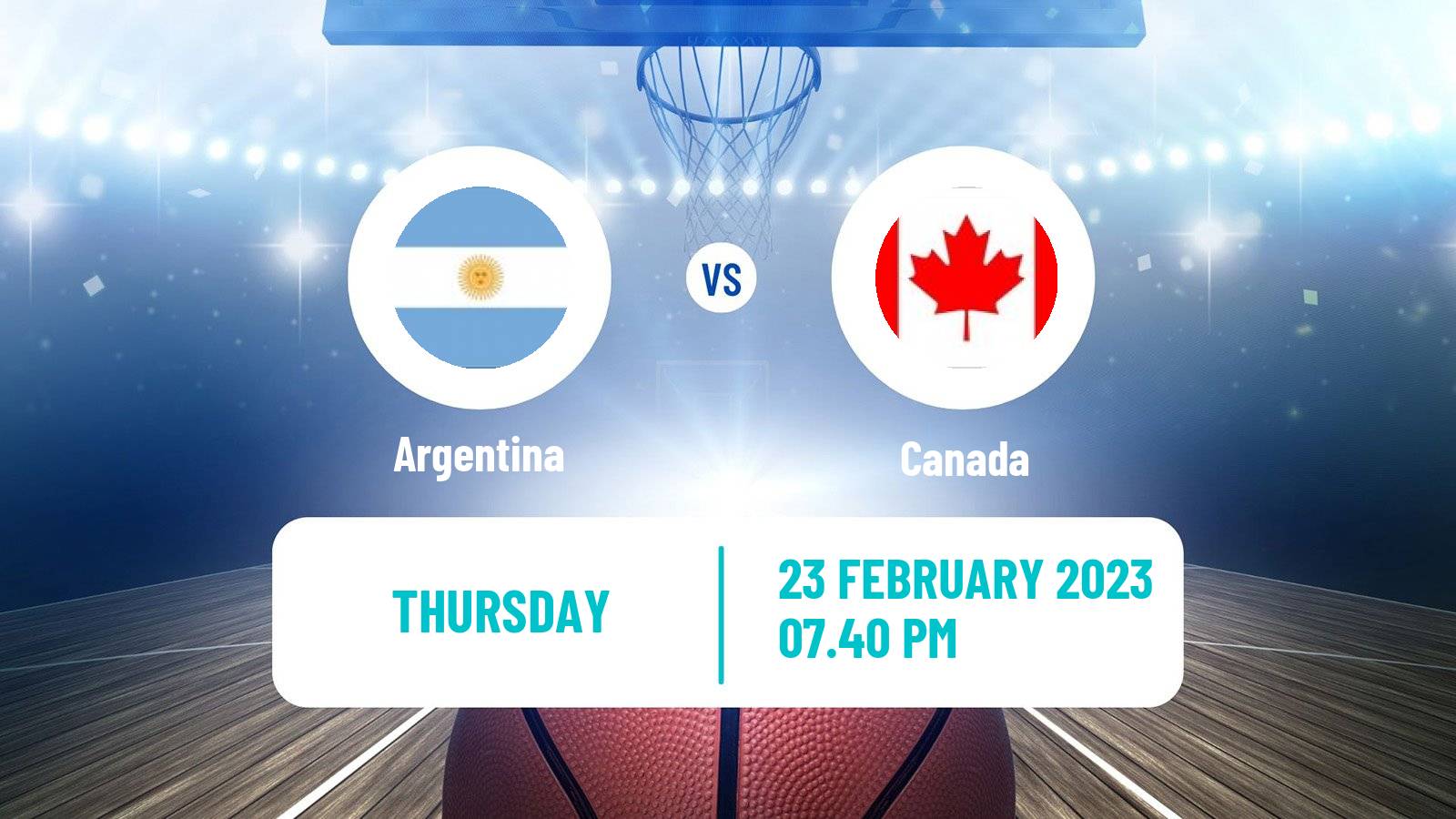 Basketball World Championship Basketball Argentina - Canada