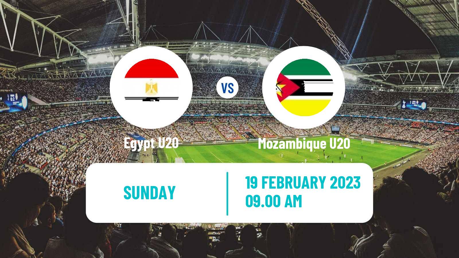 Soccer Africa Cup of Nations U20 Egypt U20 - Mozambique U20