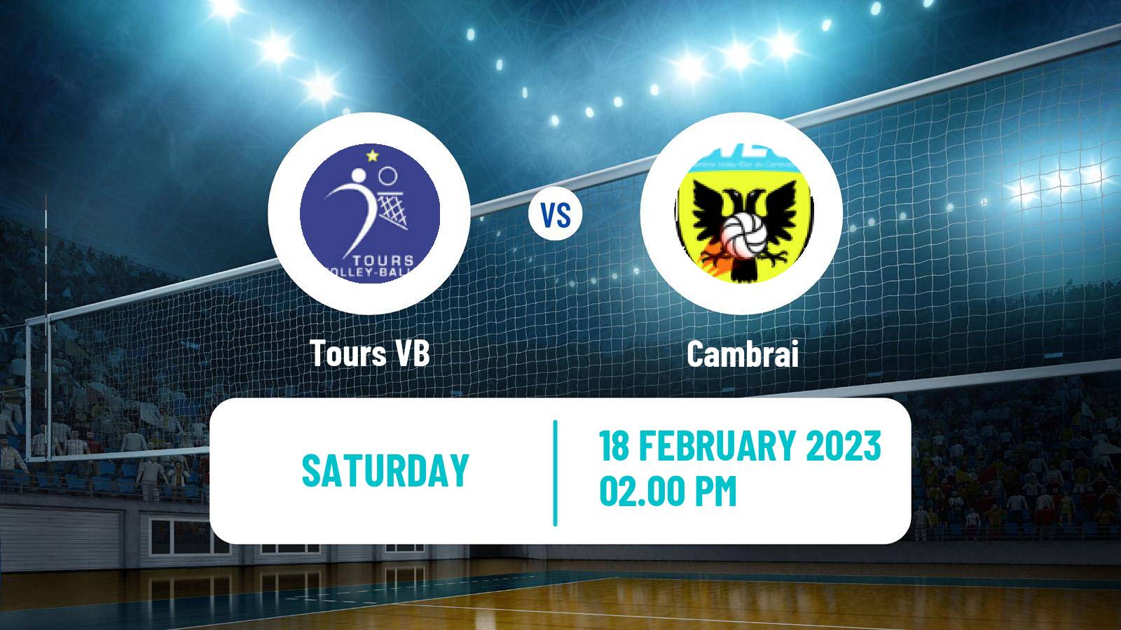Volleyball French Ligue A Volleyball Tours VB - Cambrai