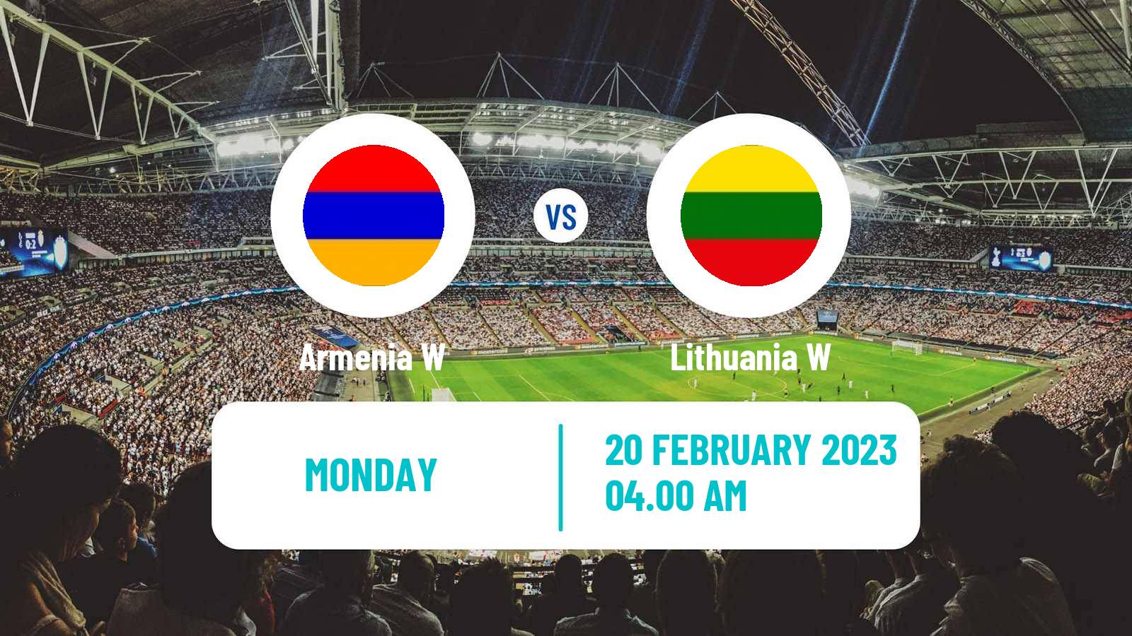 Soccer Friendly International Women Armenia W - Lithuania W