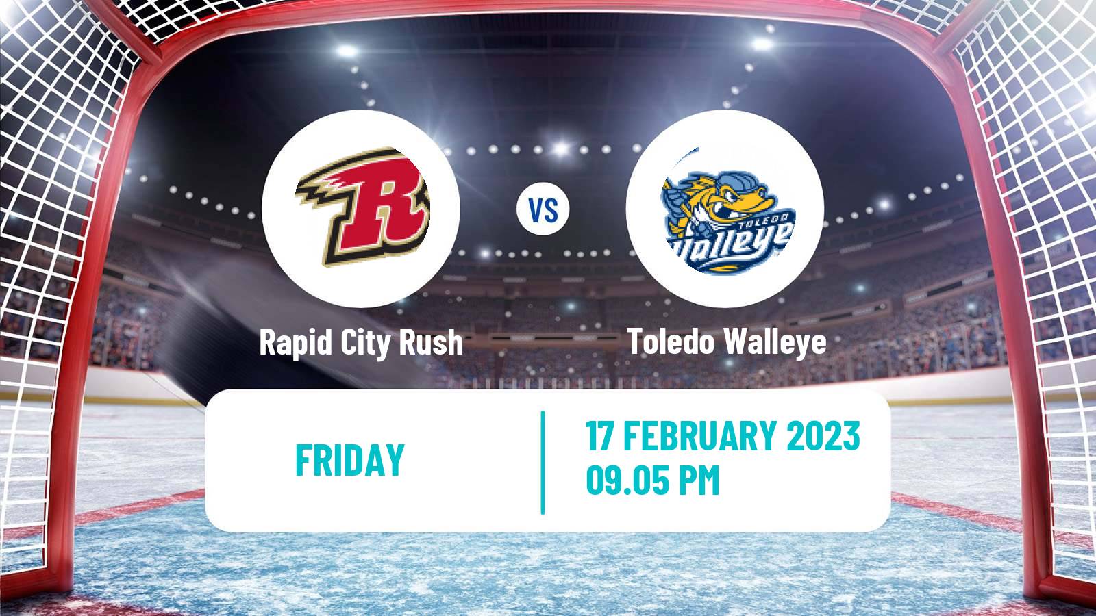 Hockey ECHL Rapid City Rush - Toledo Walleye