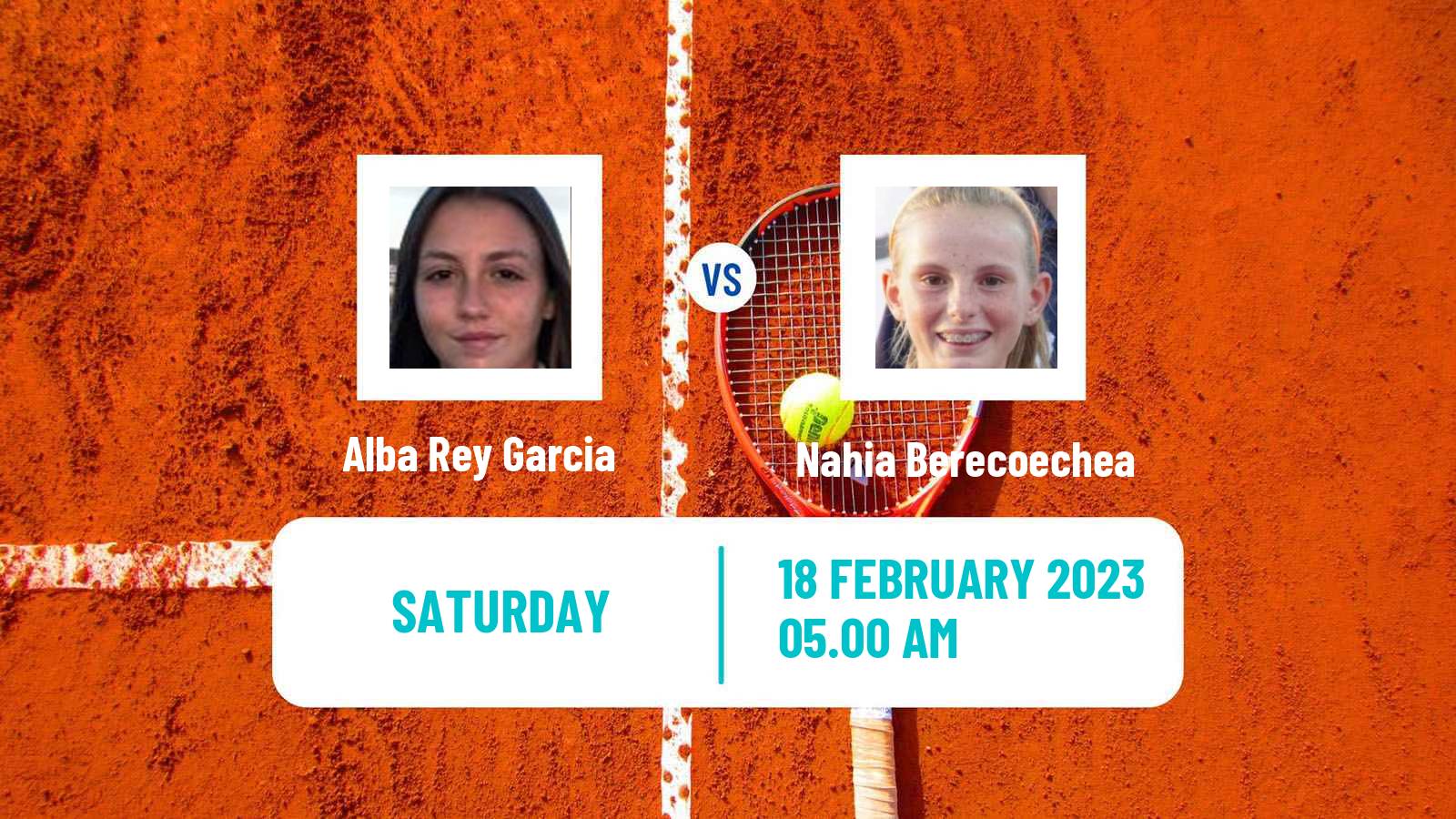 Tennis ITF Tournaments Alba Rey Garcia - Nahia Berecoechea