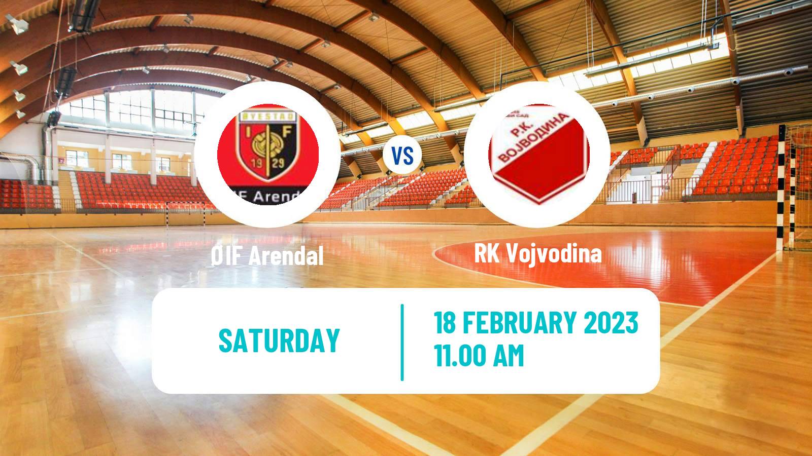 Handball EHF European Cup Arendal - RK Vojvodina