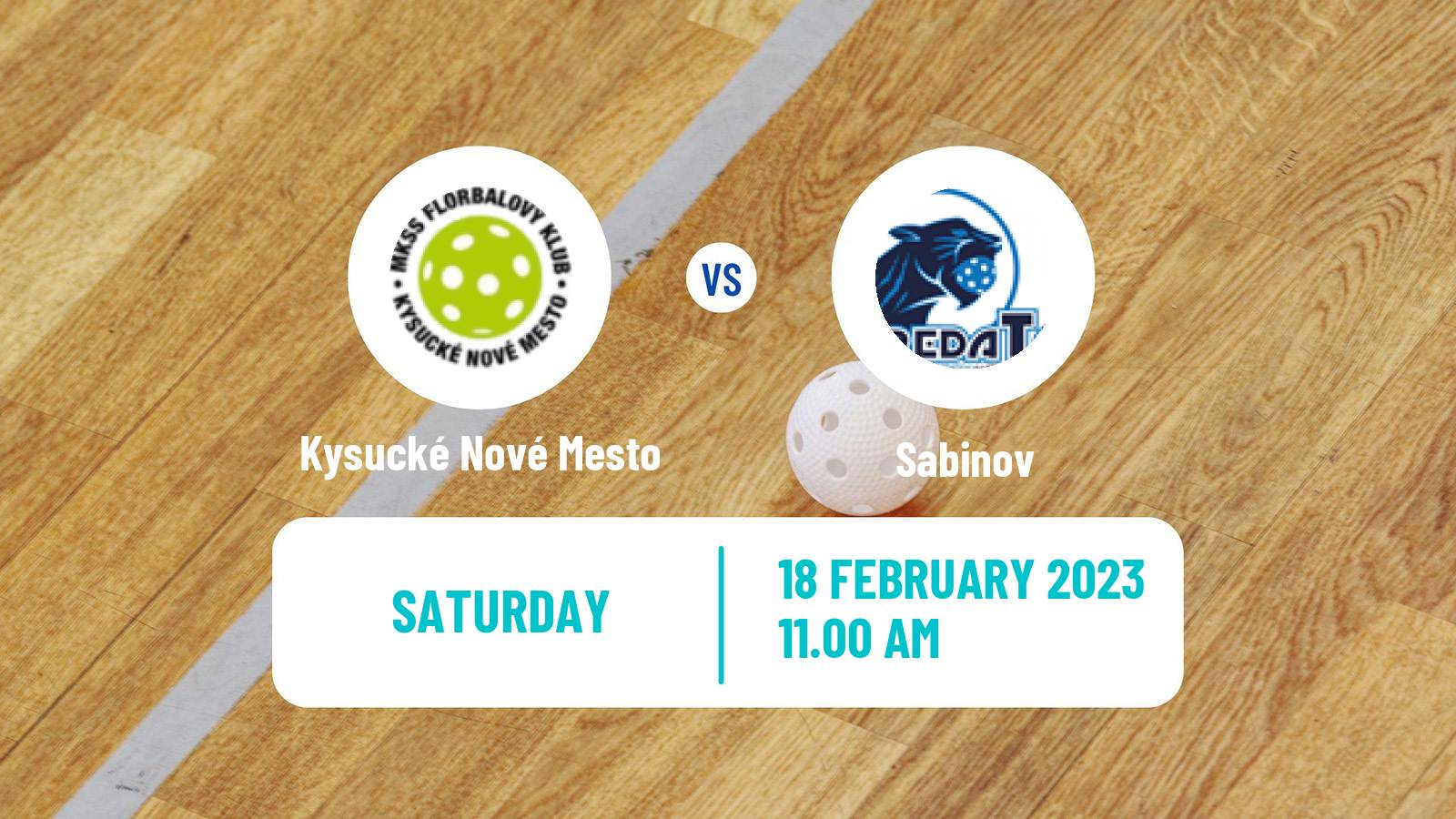 Floorball Slovak Extraliga Floorball Women Kysucké Nové Mesto - Sabinov