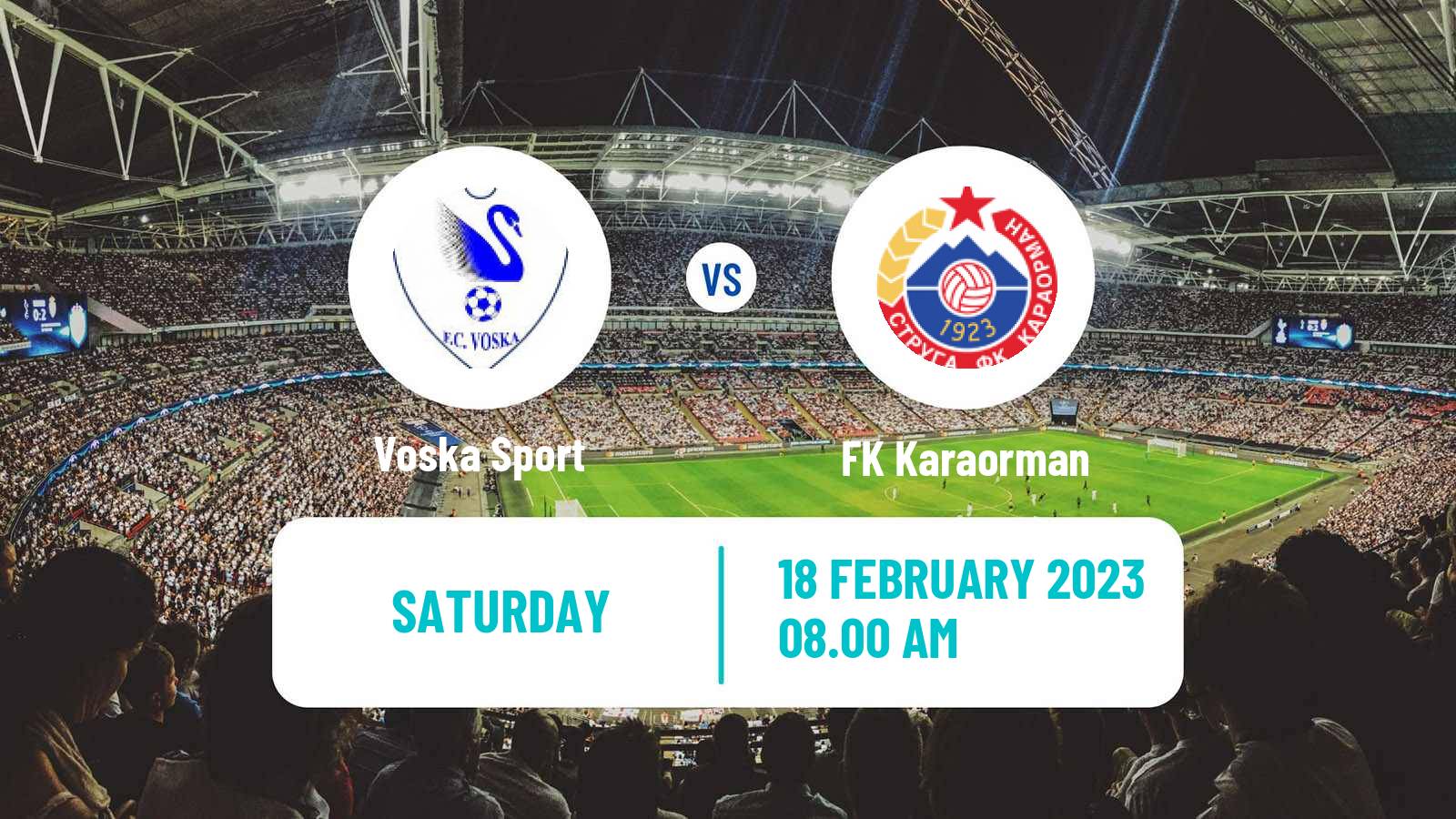 Soccer North Macedonian 2 MFL Voska Sport - Karaorman
