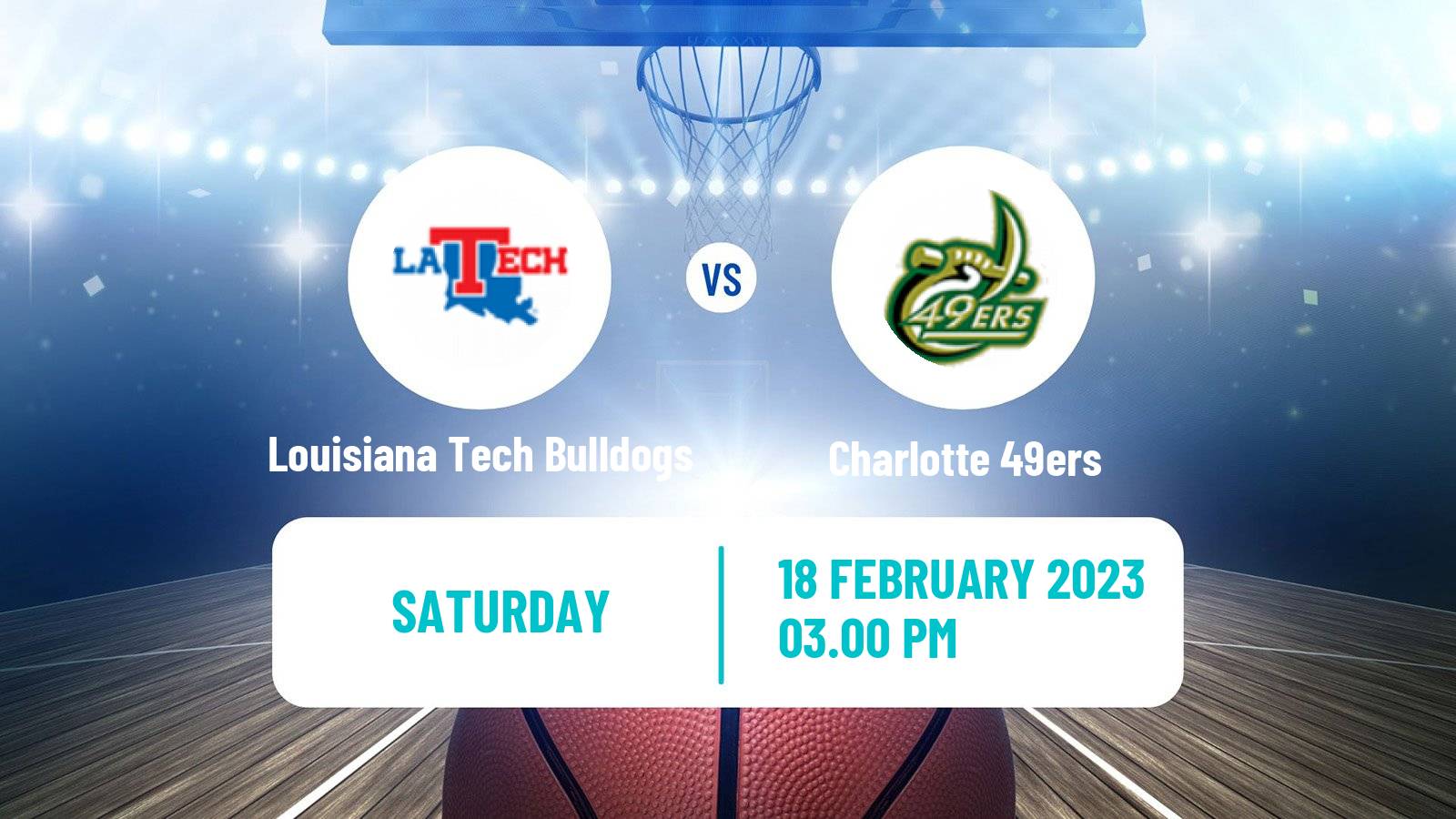 Basketball NCAA College Basketball Louisiana Tech Bulldogs - Charlotte 49ers