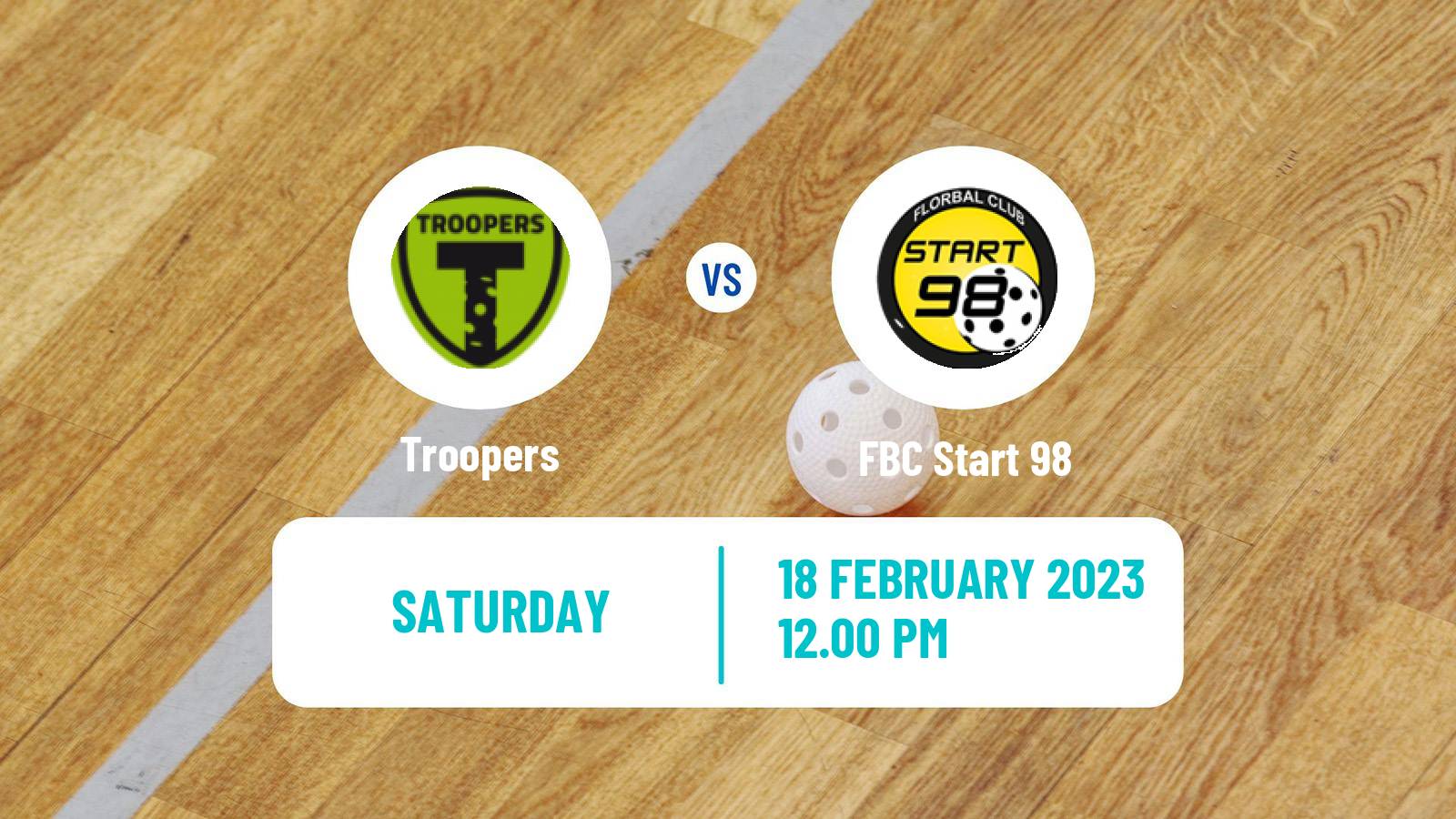 Floorball Czech 1 Liga Floorball Troopers - Start 98