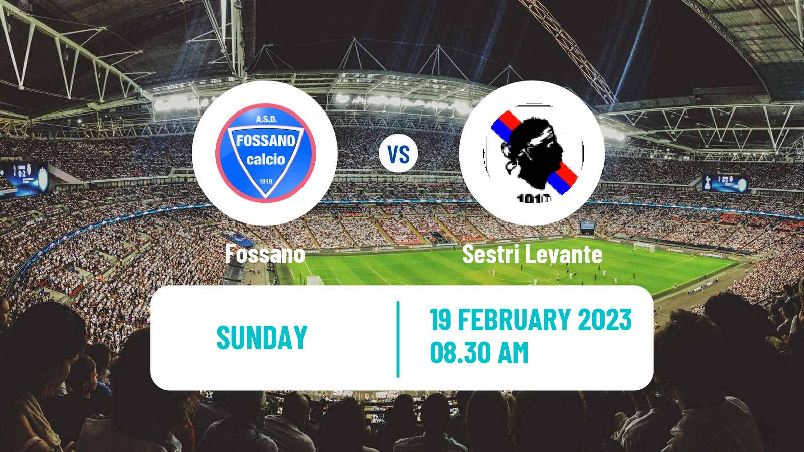 Soccer Italian Serie D - Group A Fossano - Sestri Levante