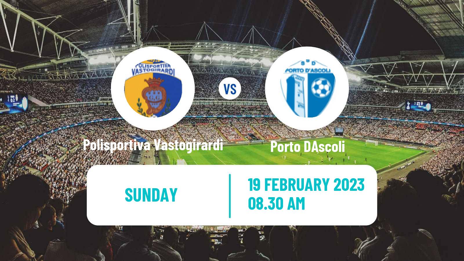 Soccer Italian Serie D - Group F Polisportiva Vastogirardi - Porto D'Ascoli