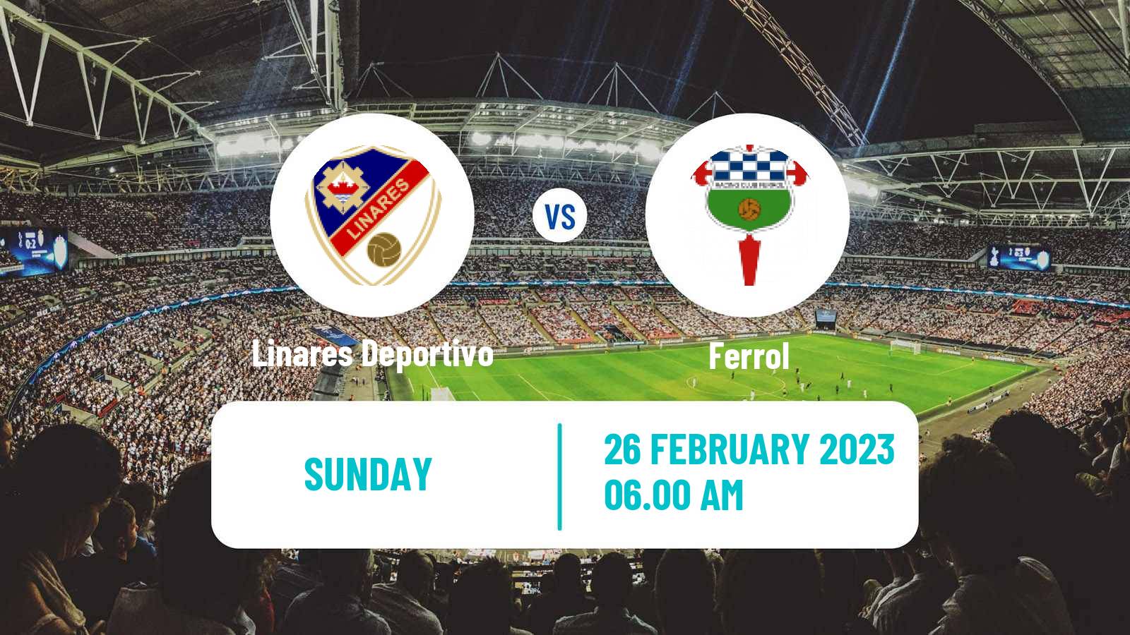 Soccer Spanish Primera RFEF Group 1 Linares Deportivo - Ferrol