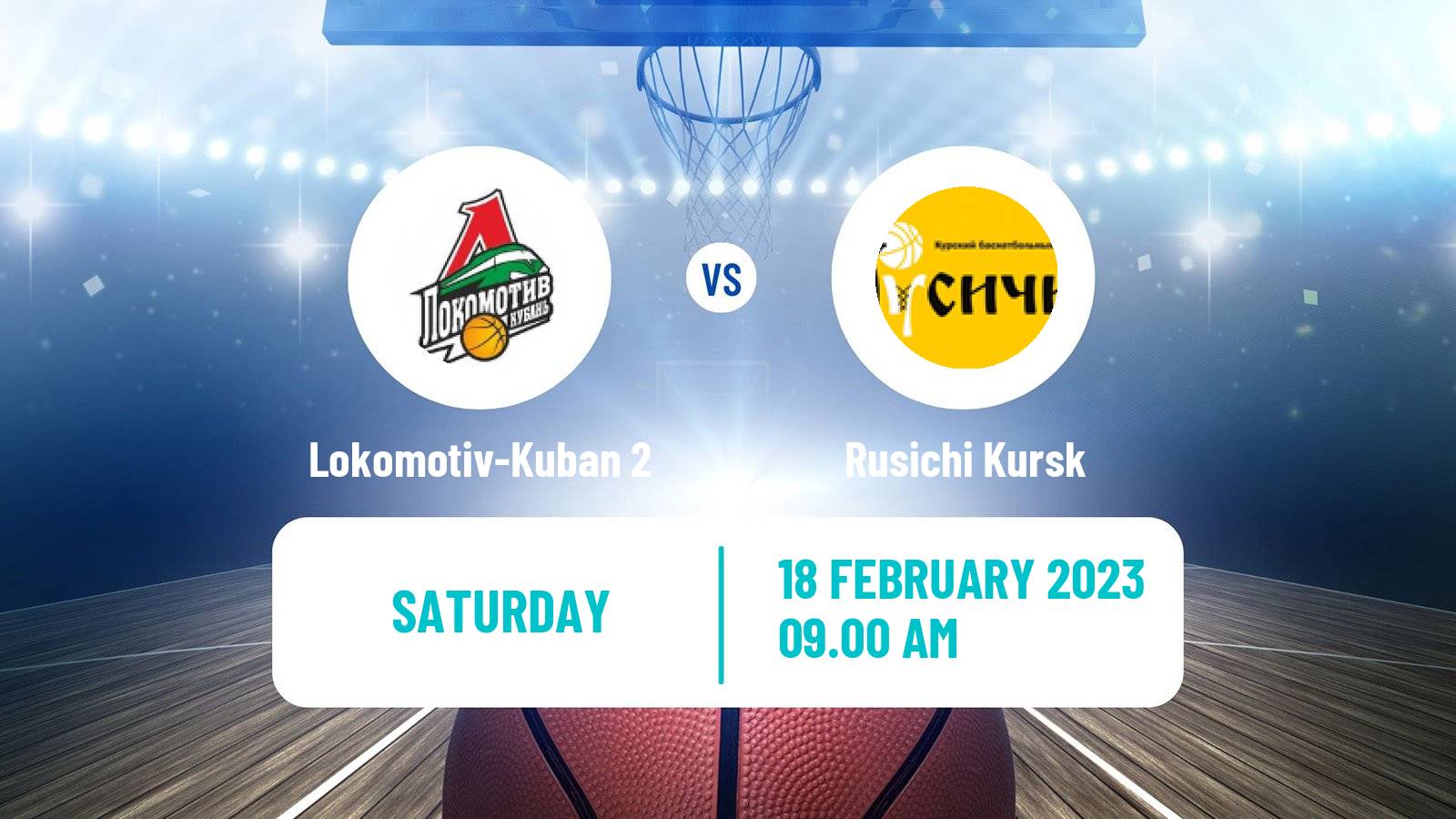 Basketball Russian Super League Basketball Lokomotiv-Kuban 2 - Rusichi Kursk