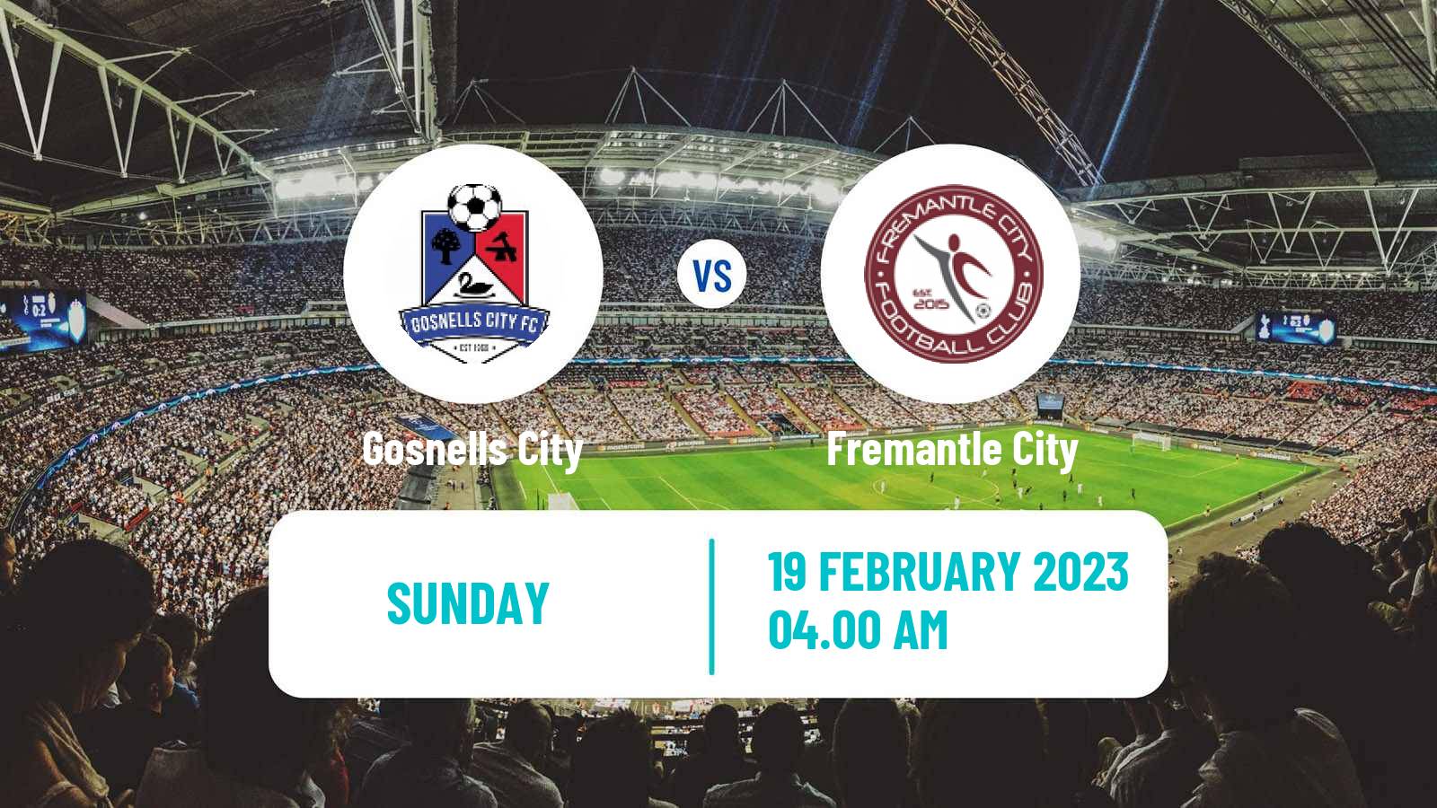 Soccer Club Friendly Gosnells City - Fremantle City