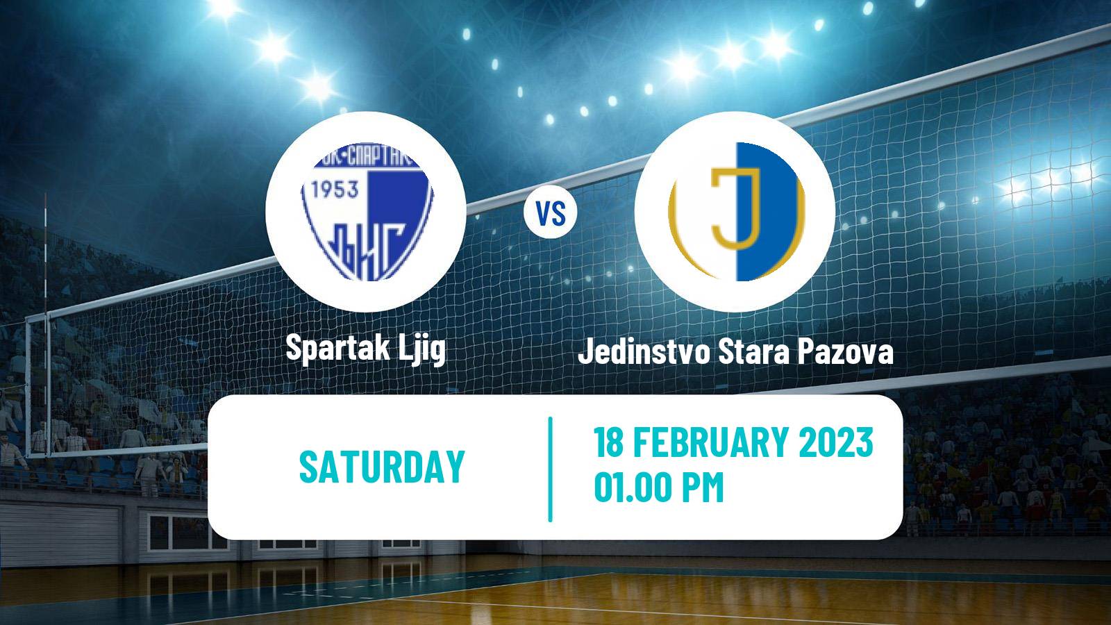 Volleyball Serbian Liga Volleyball Spartak Ljig - Jedinstvo Stara Pazova