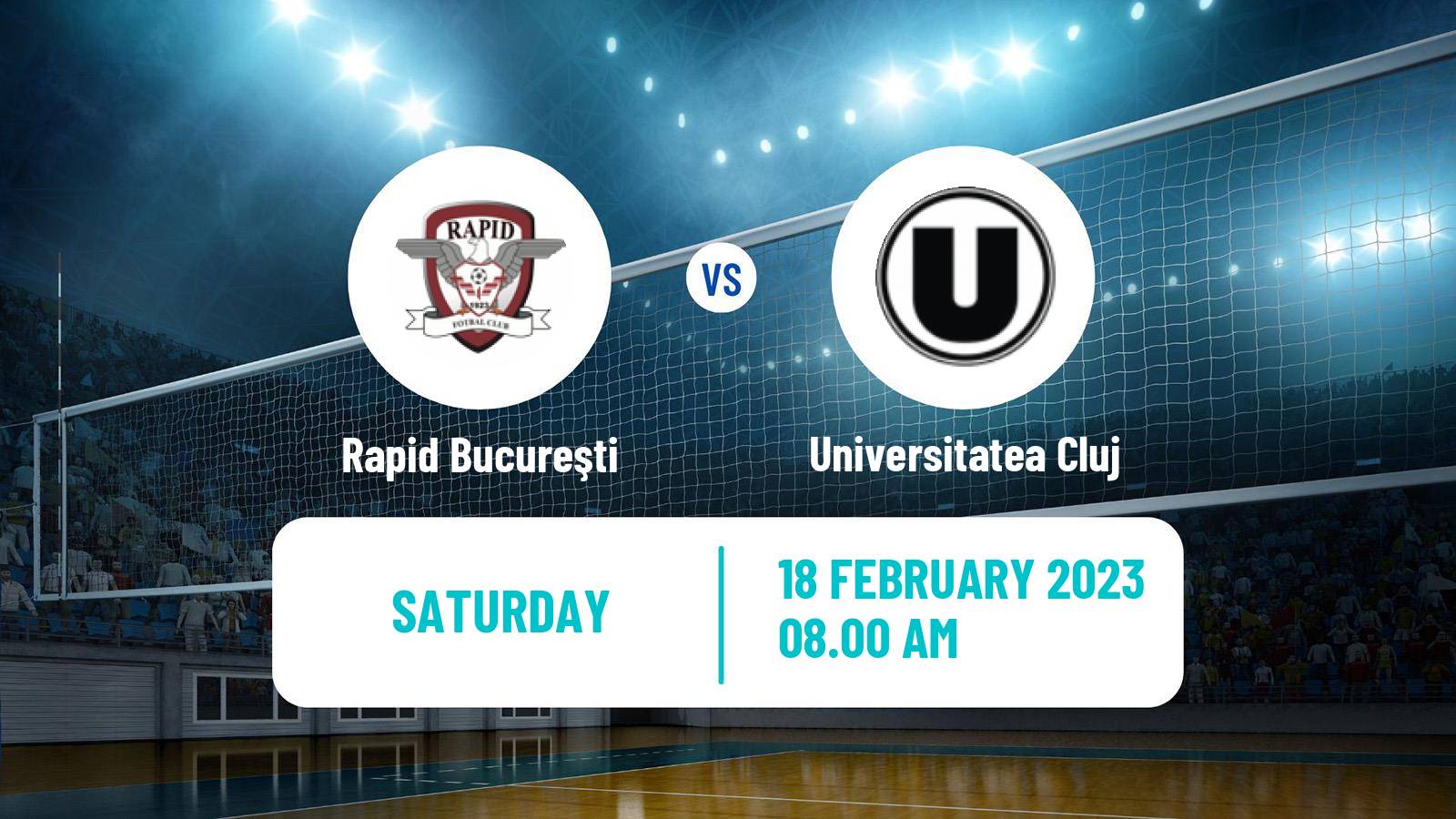 Volleyball Romanian Divizia A1 Volleyball Women Rapid Bucureşti - Universitatea Cluj