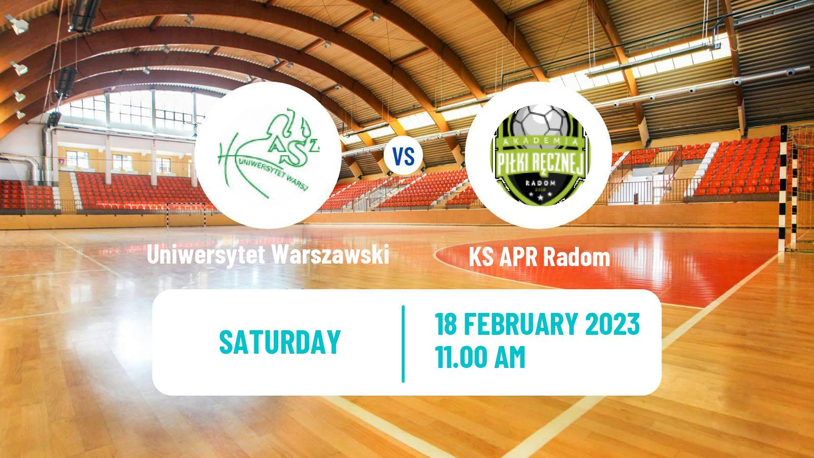 Handball Polish I Liga Handball Women Uniwersytet Warszawski - APR Radom