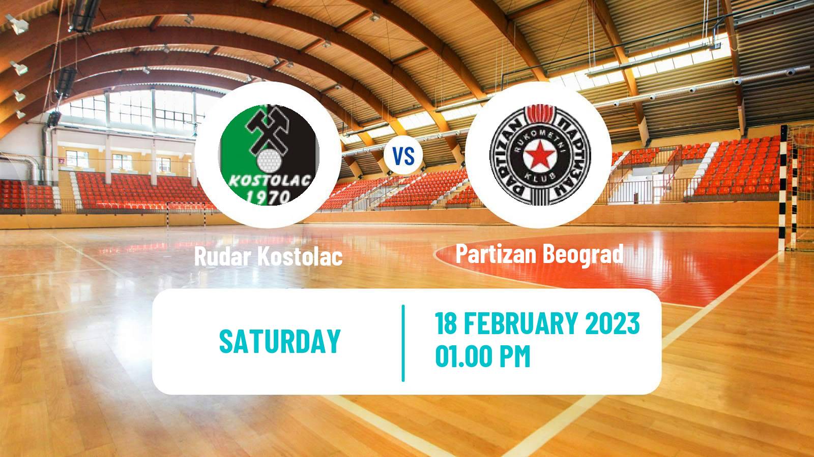 Handball Serbian Superliga Handball Rudar Kostolac - Partizan Beograd