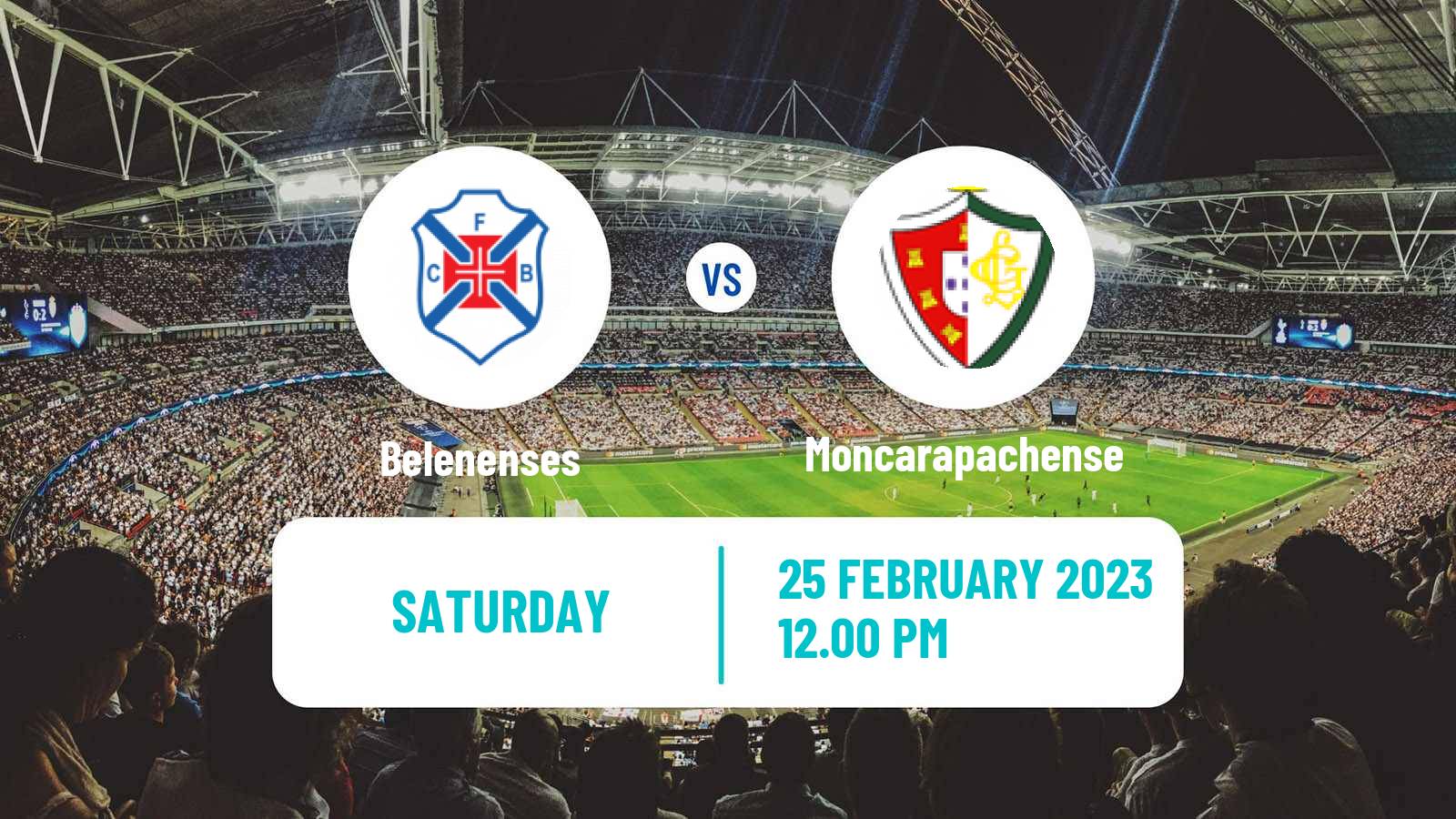 Soccer Portuguese Liga 3 Belenenses - Moncarapachense