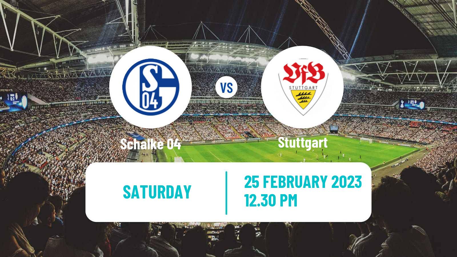 Soccer German Bundesliga Schalke 04 - Stuttgart
