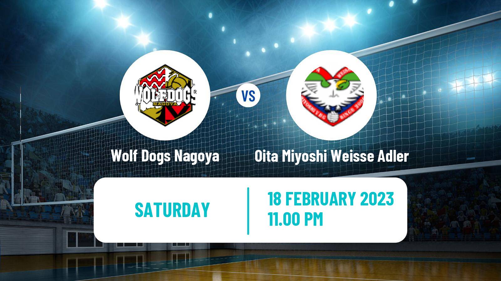 Volleyball Japan V Premier League Wolf Dogs Nagoya - Oita Miyoshi Weisse Adler