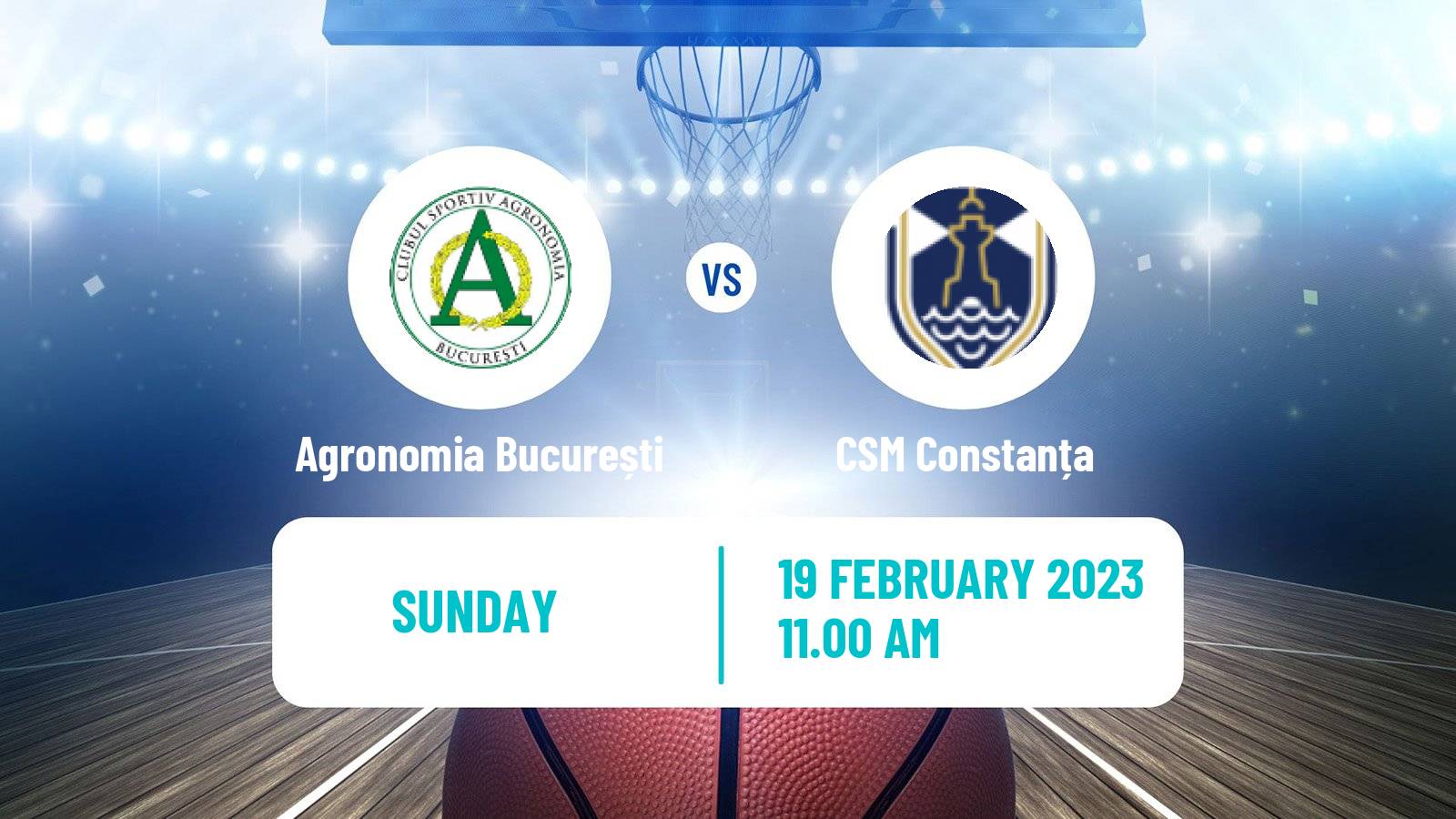 Basketball Romanian Liga National Basketball Women Agronomia București - CSM Constanța