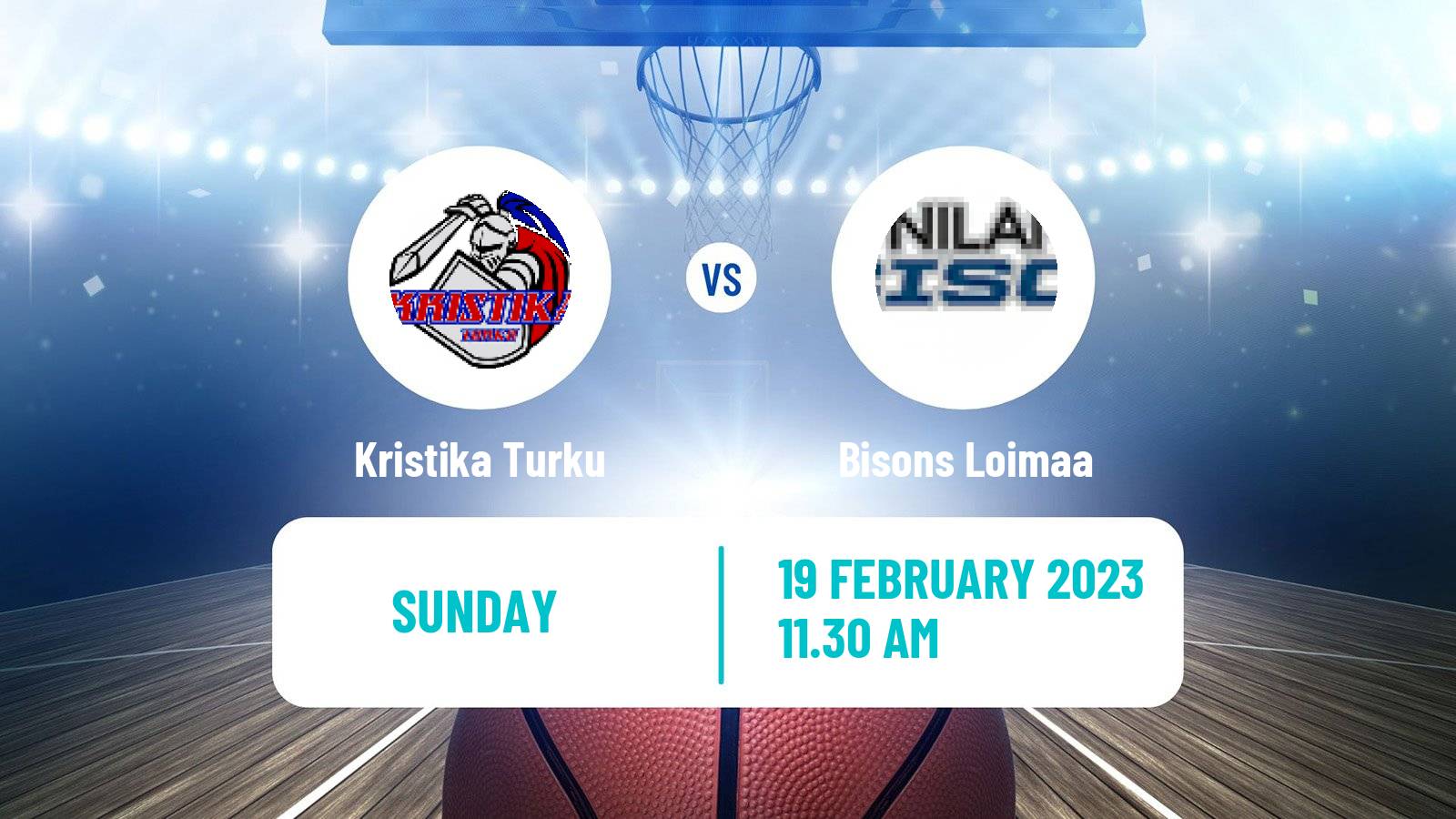 Basketball Finnish I Divisioona A Basketball Kristika Turku - Bisons Loimaa