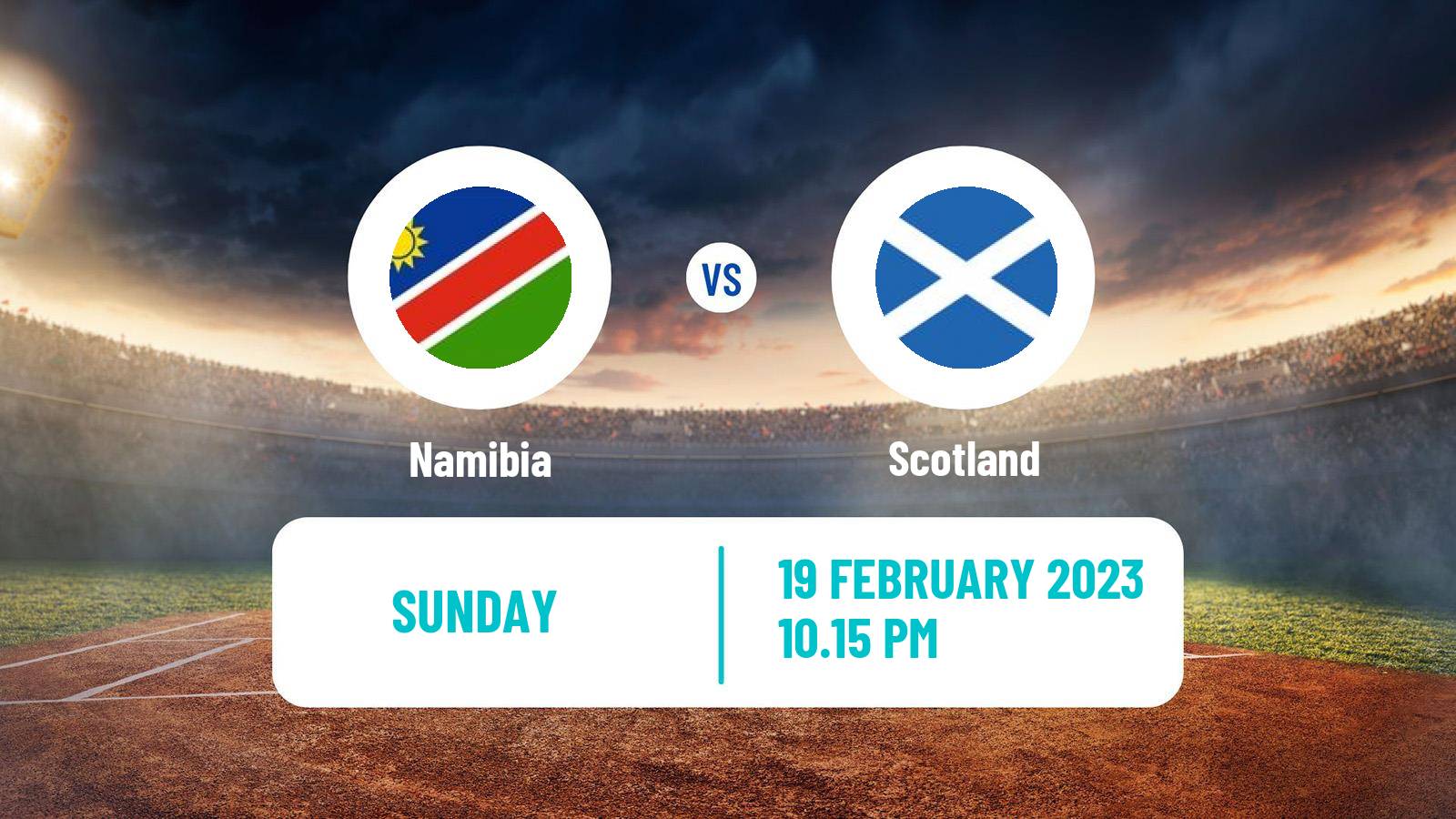 Cricket ICC Cricket World Cup League 2 Namibia - Scotland