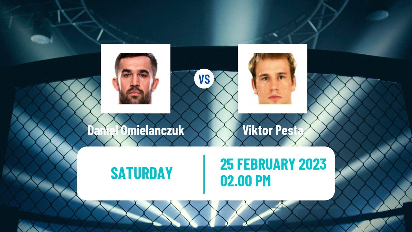 MMA MMA Daniel Omielanczuk - Viktor Pesta