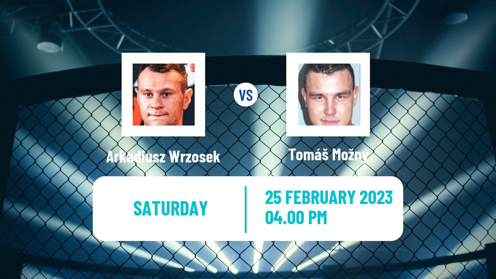 MMA MMA Arkadiusz Wrzosek - Tomáš Možný