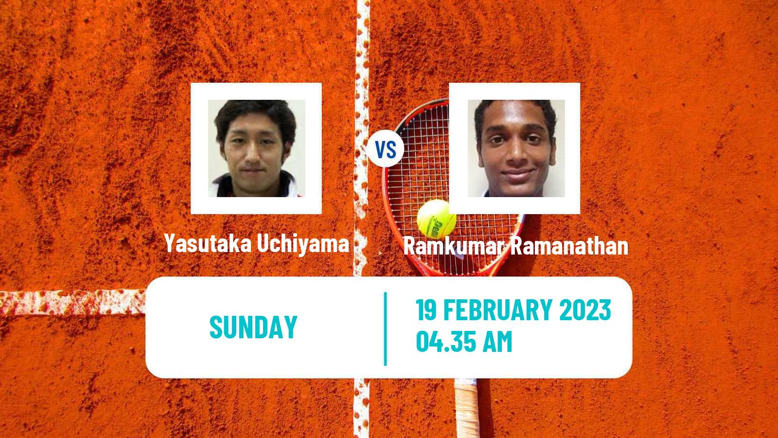 Tennis ATP Challenger Yasutaka Uchiyama - Ramkumar Ramanathan