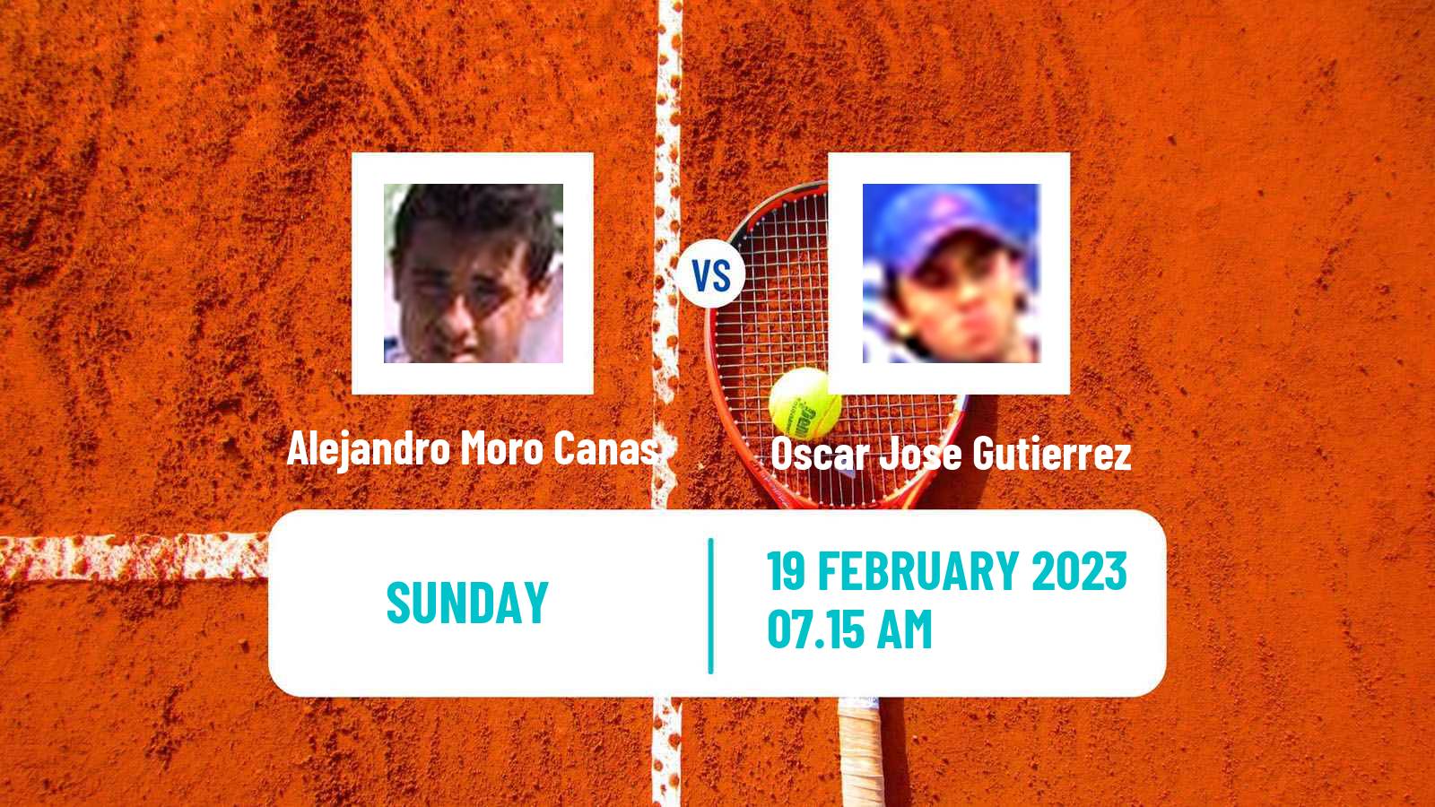 Tennis ATP Challenger Alejandro Moro Canas - Oscar Jose Gutierrez