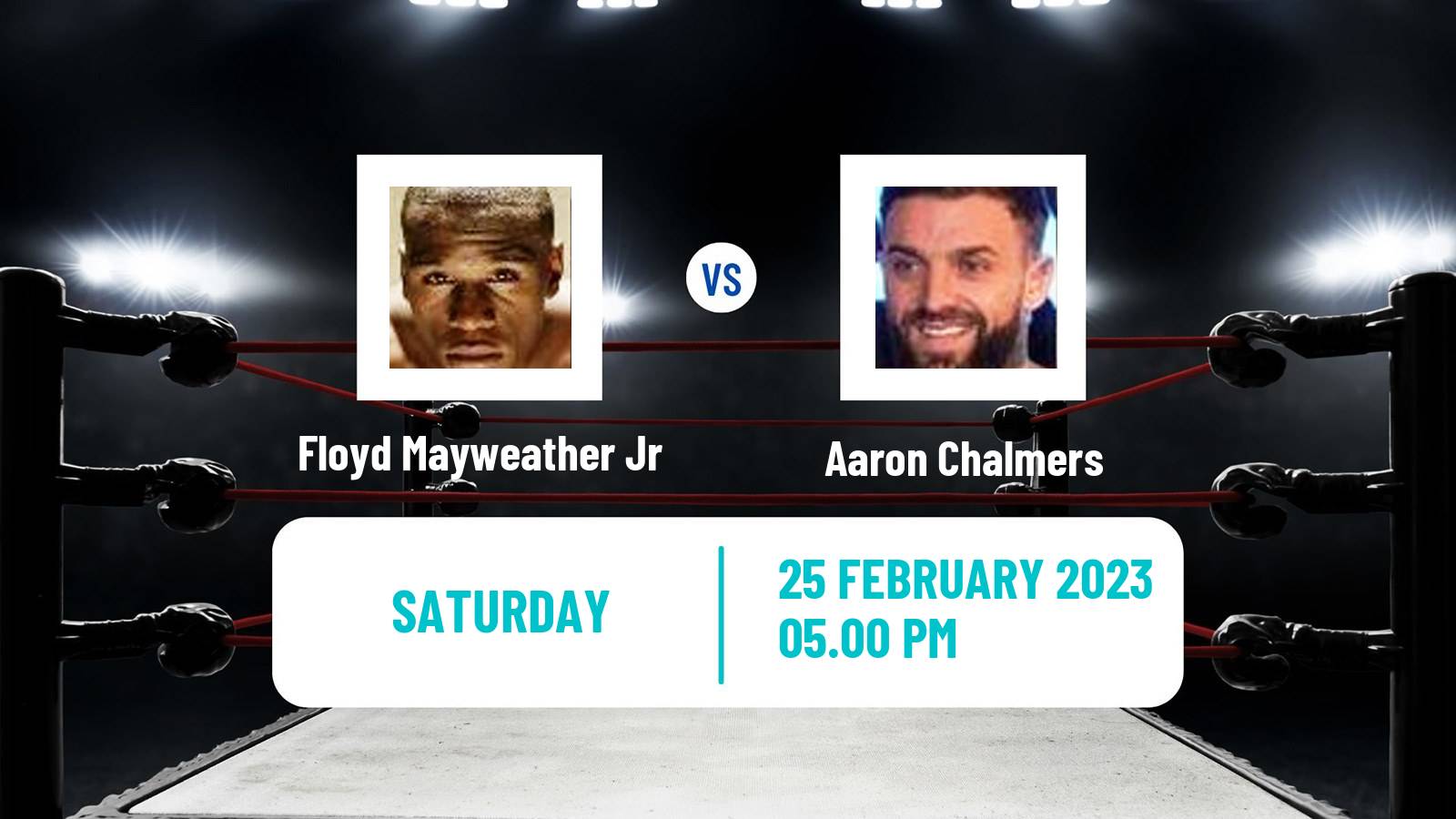 Boxing Boxing Floyd Mayweather Jr - Aaron Chalmers