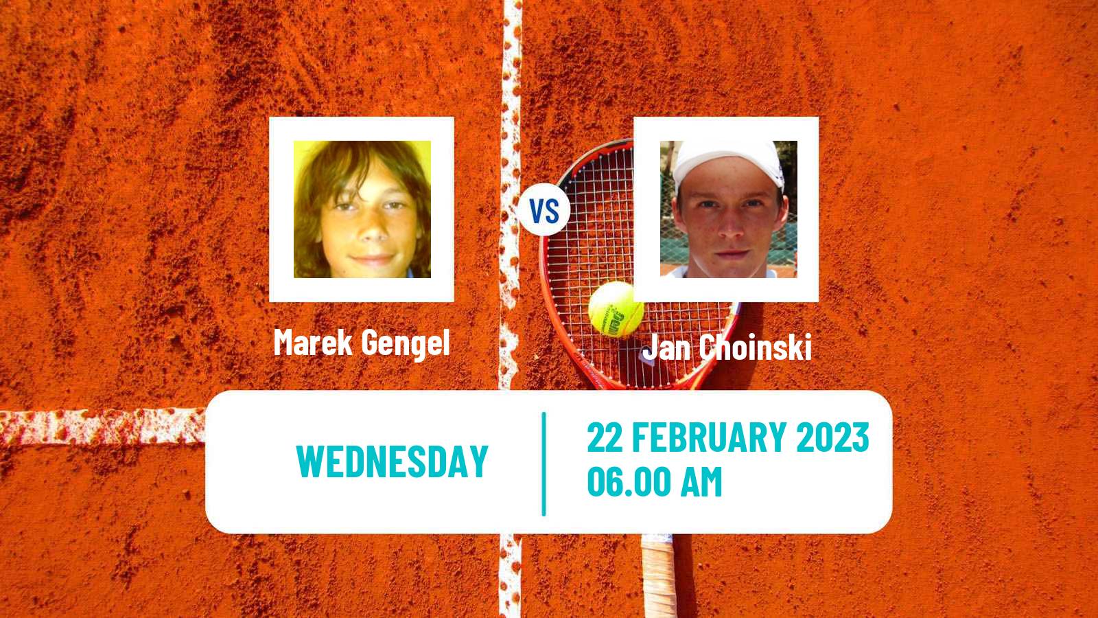 Tennis ATP Challenger Marek Gengel - Jan Choinski