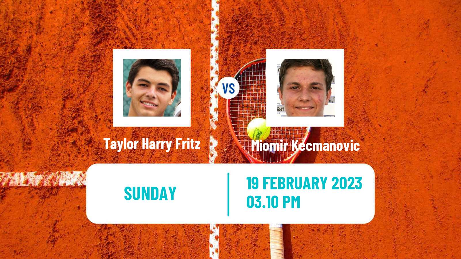 Tennis ATP Delray Beach Taylor Harry Fritz - Miomir Kecmanovic