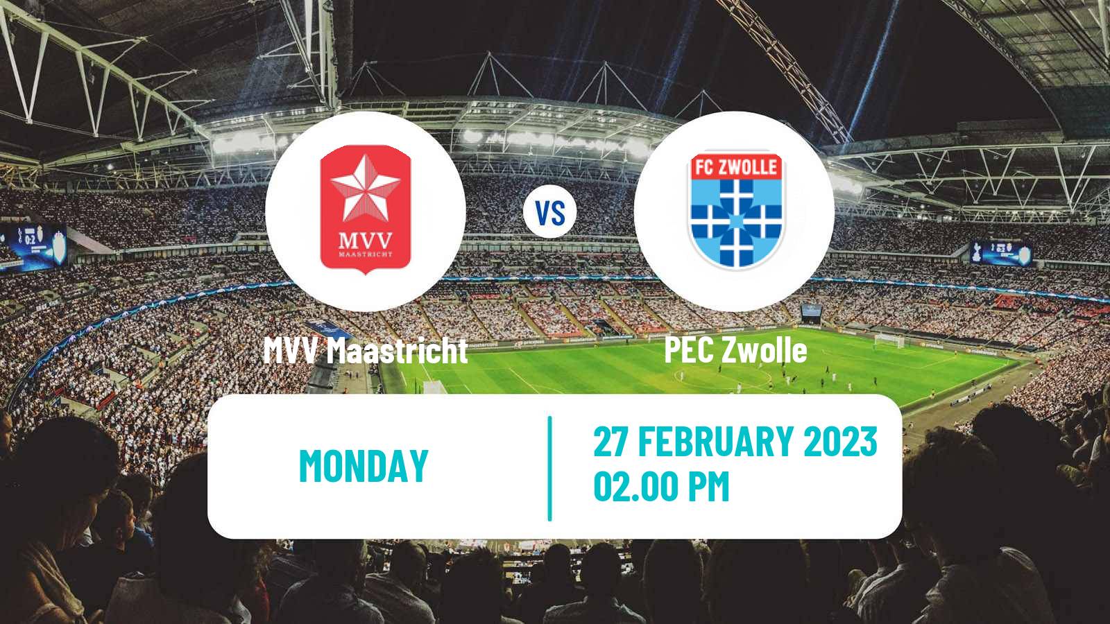 Soccer Dutch Eerste Divisie MVV Maastricht - Zwolle