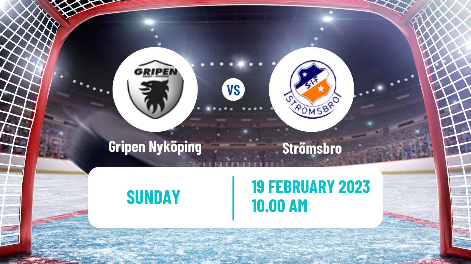 Hockey Swedish Hockey AllEttan Norra Gripen Nyköping - Strömsbro