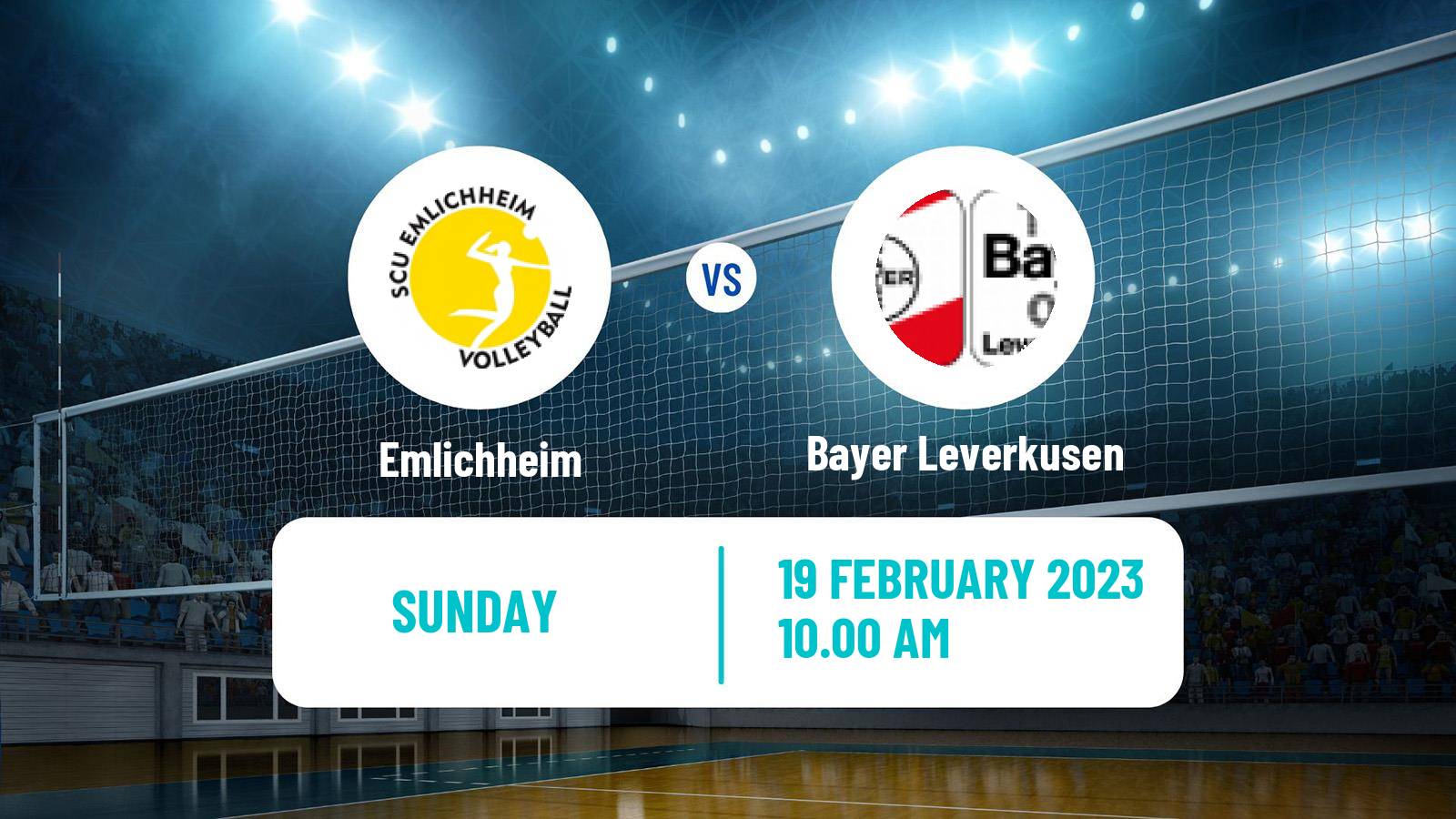 Volleyball German 2 Bundesliga North Volleyball Women Emlichheim - Bayer Leverkusen